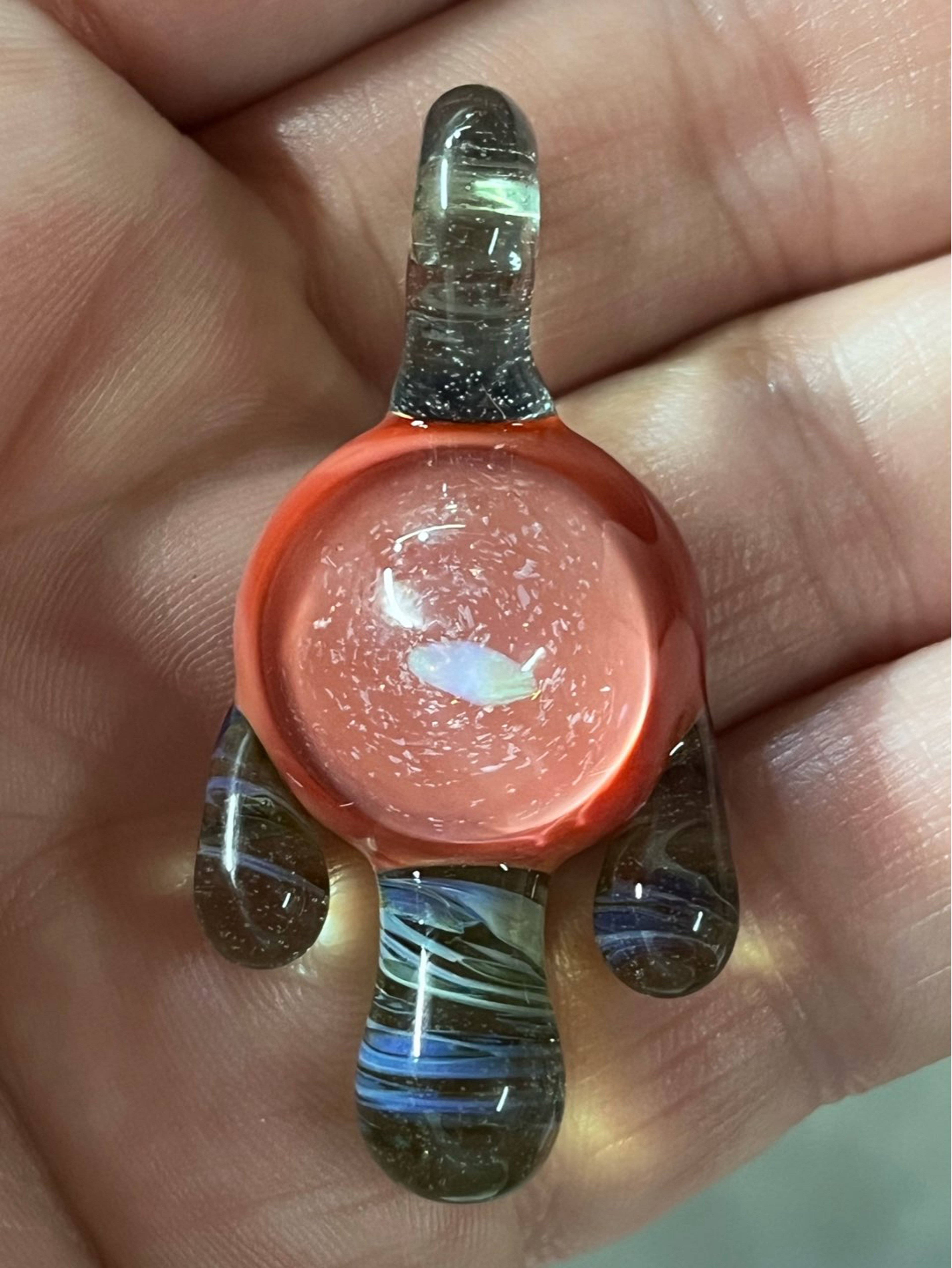 Preview pic of Opal and Dichro Drip Pendant