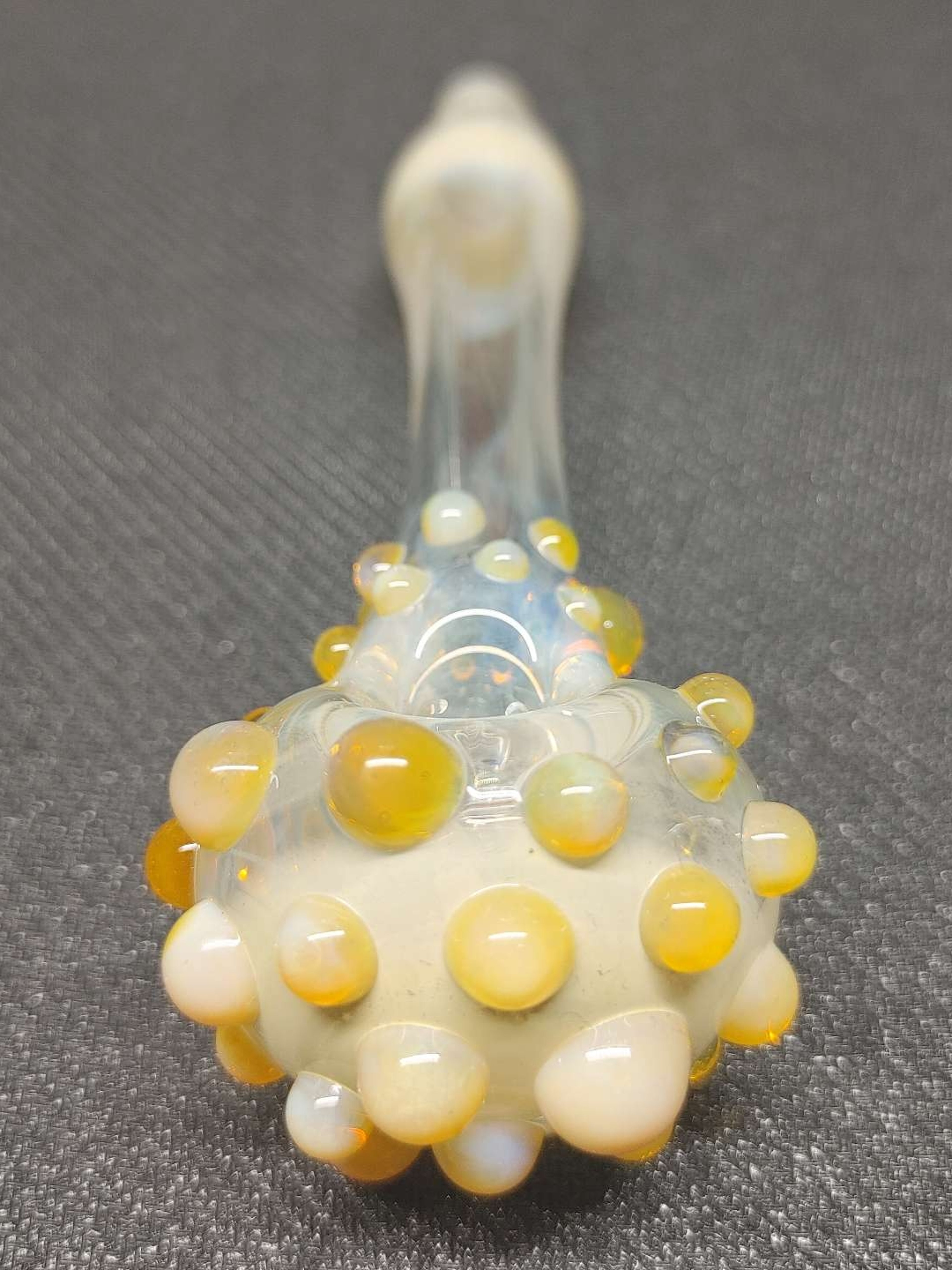 Preview pic of Fumed Glass Pipe with Color Accents! Hand Blown in Oregon!