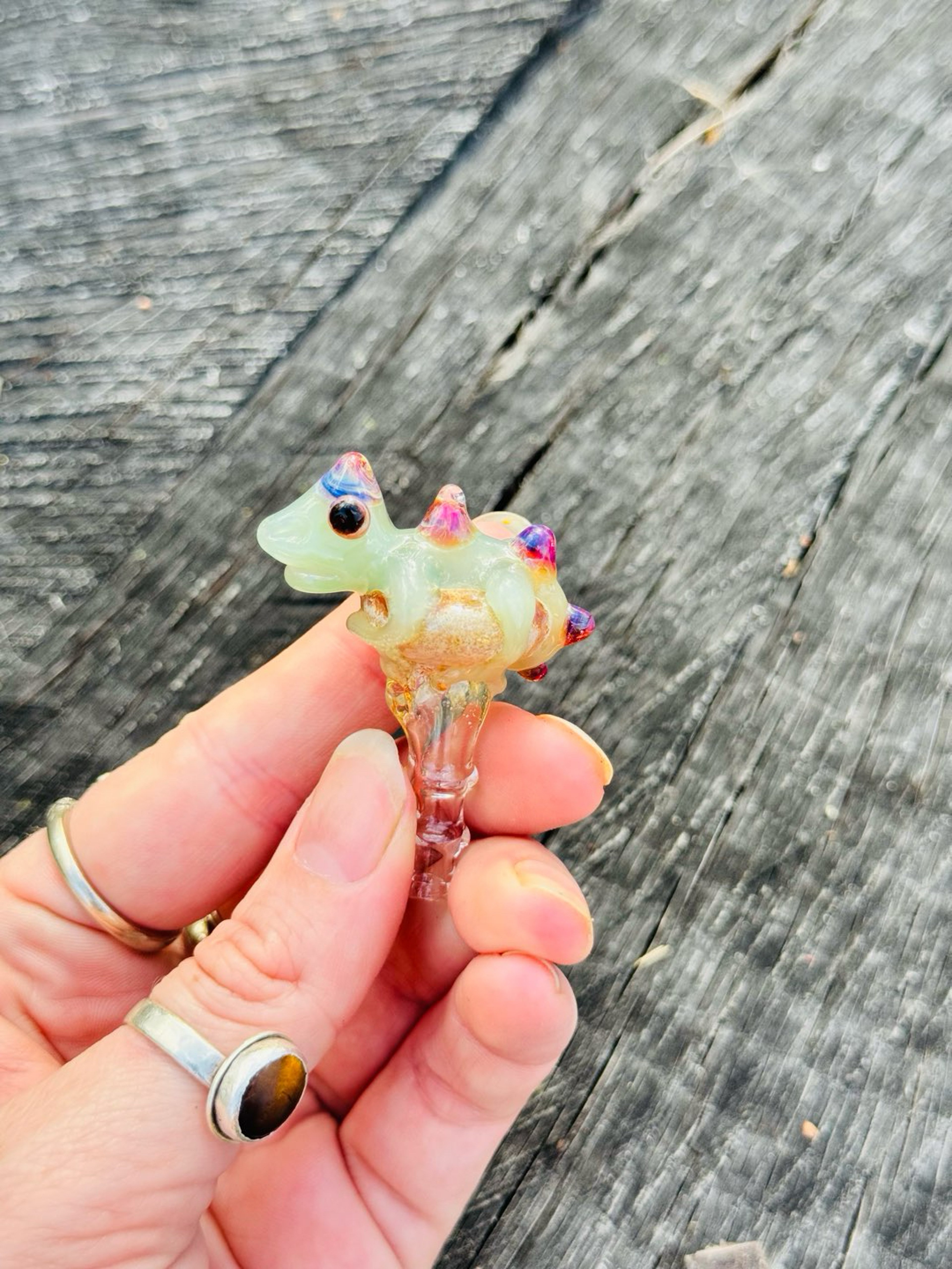 Preview pic of Chameleon mint green 3DXL joystick fits peak pro