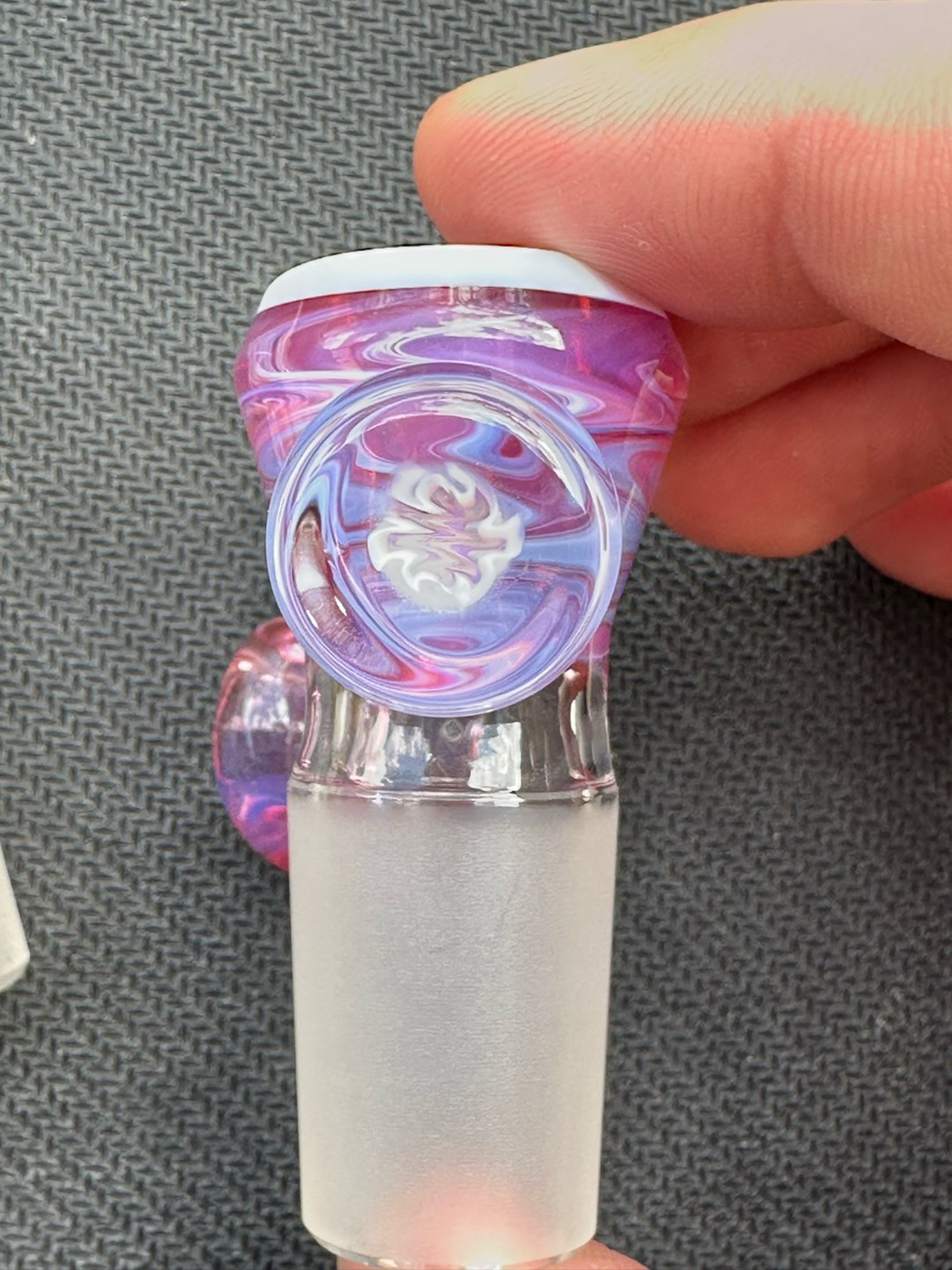 Preview pic of worked blacktglass slide