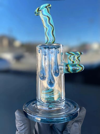 Preview pic of Wig Wag Donut Jammer by Uzzi Glass