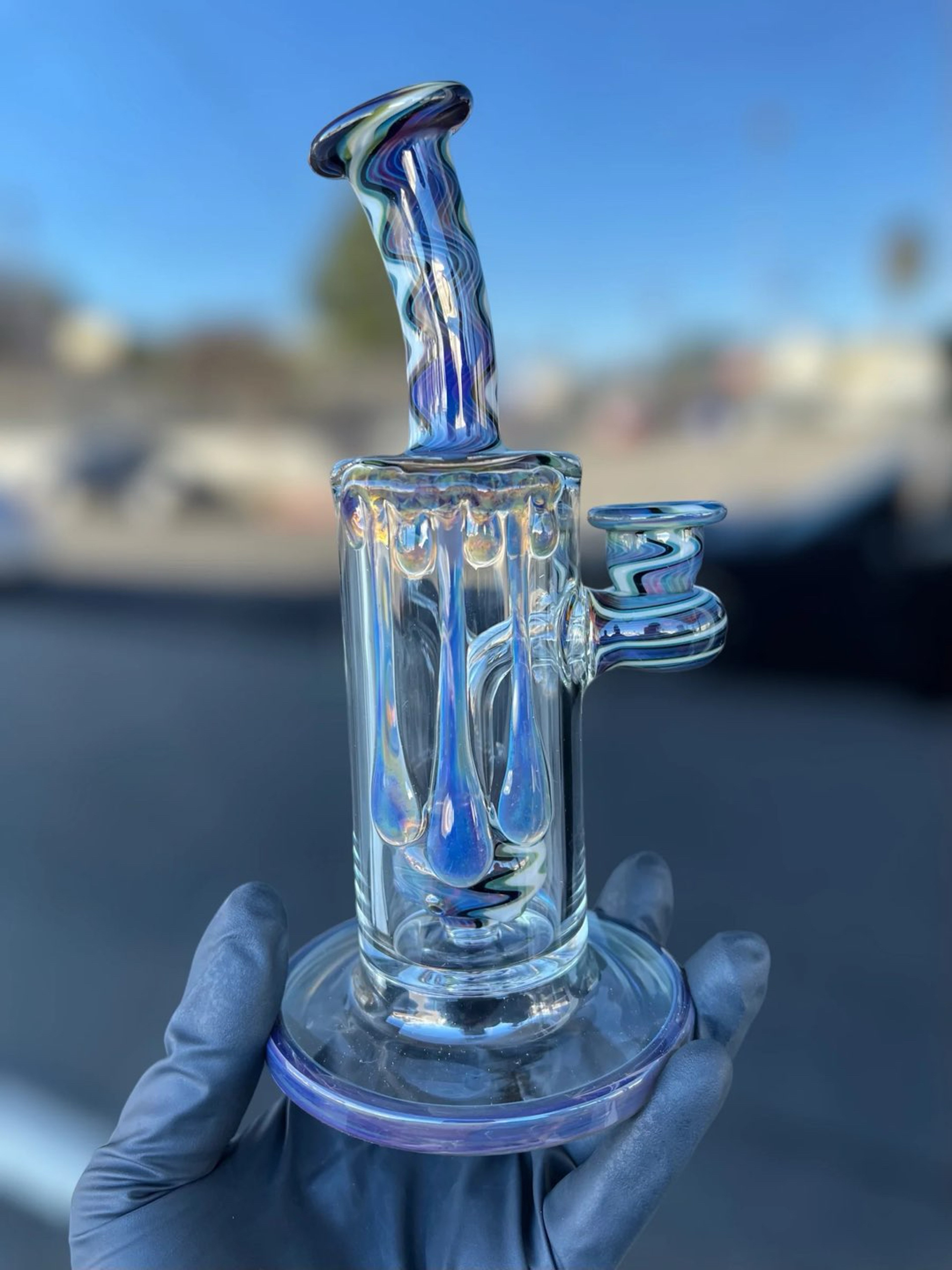 Preview pic of Wig Wag Donut Jammer by Uzzi Glass