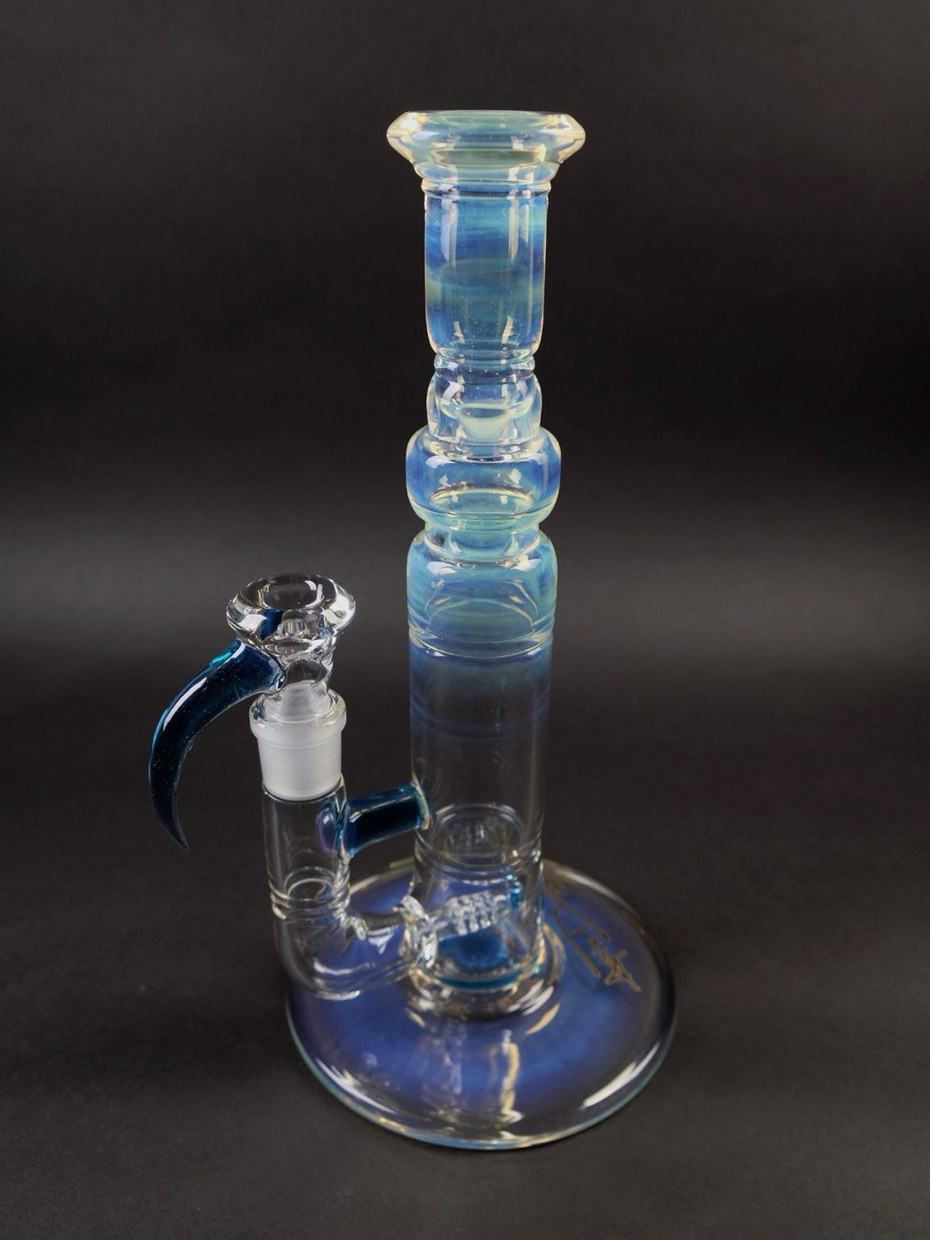 Preview pic of Marina Blue Mini Fumed Stemline 18mm