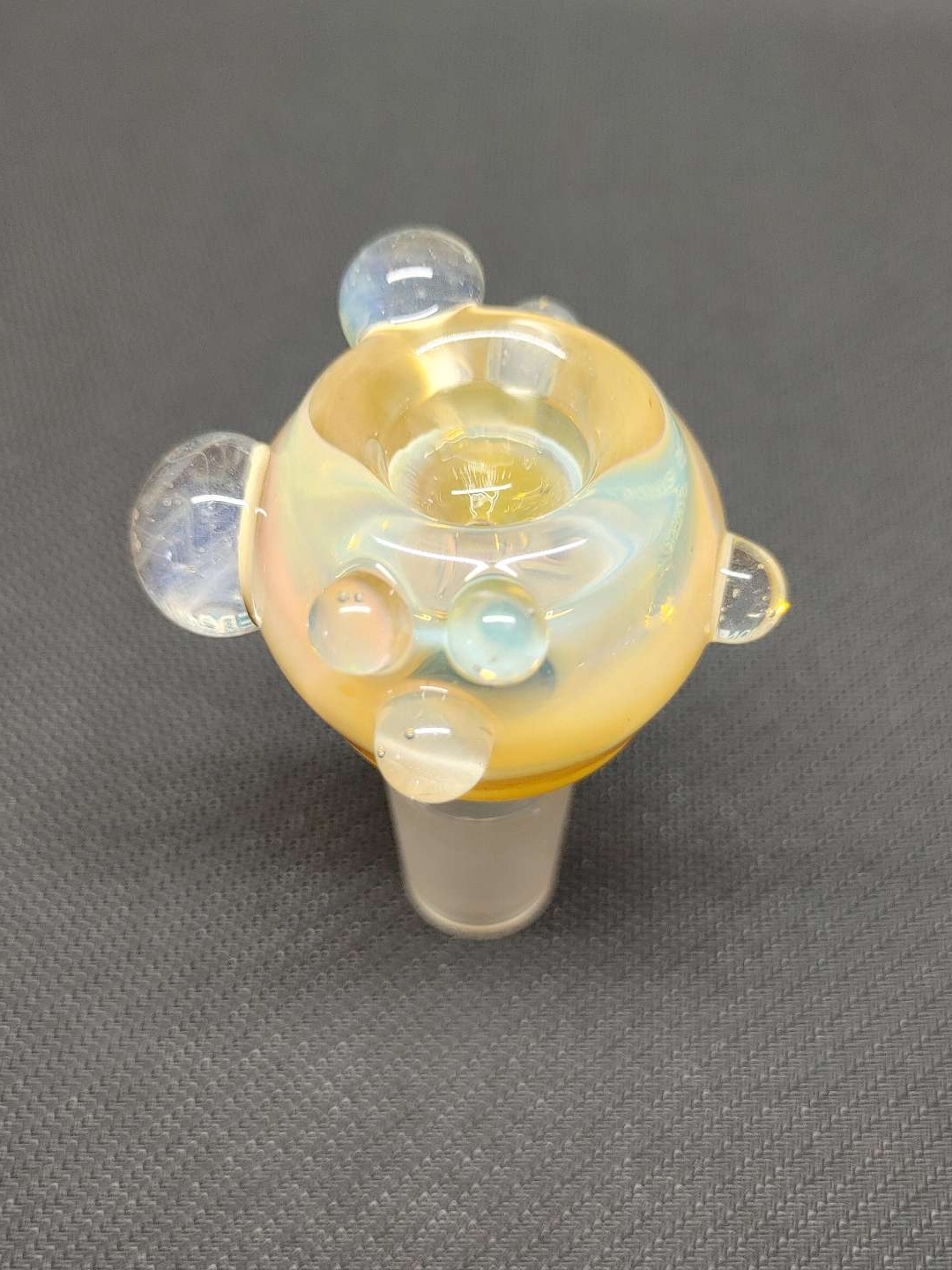 18mm Silver Fumed Glass Bowl Slide! Hand Blown in Oregon! image 0