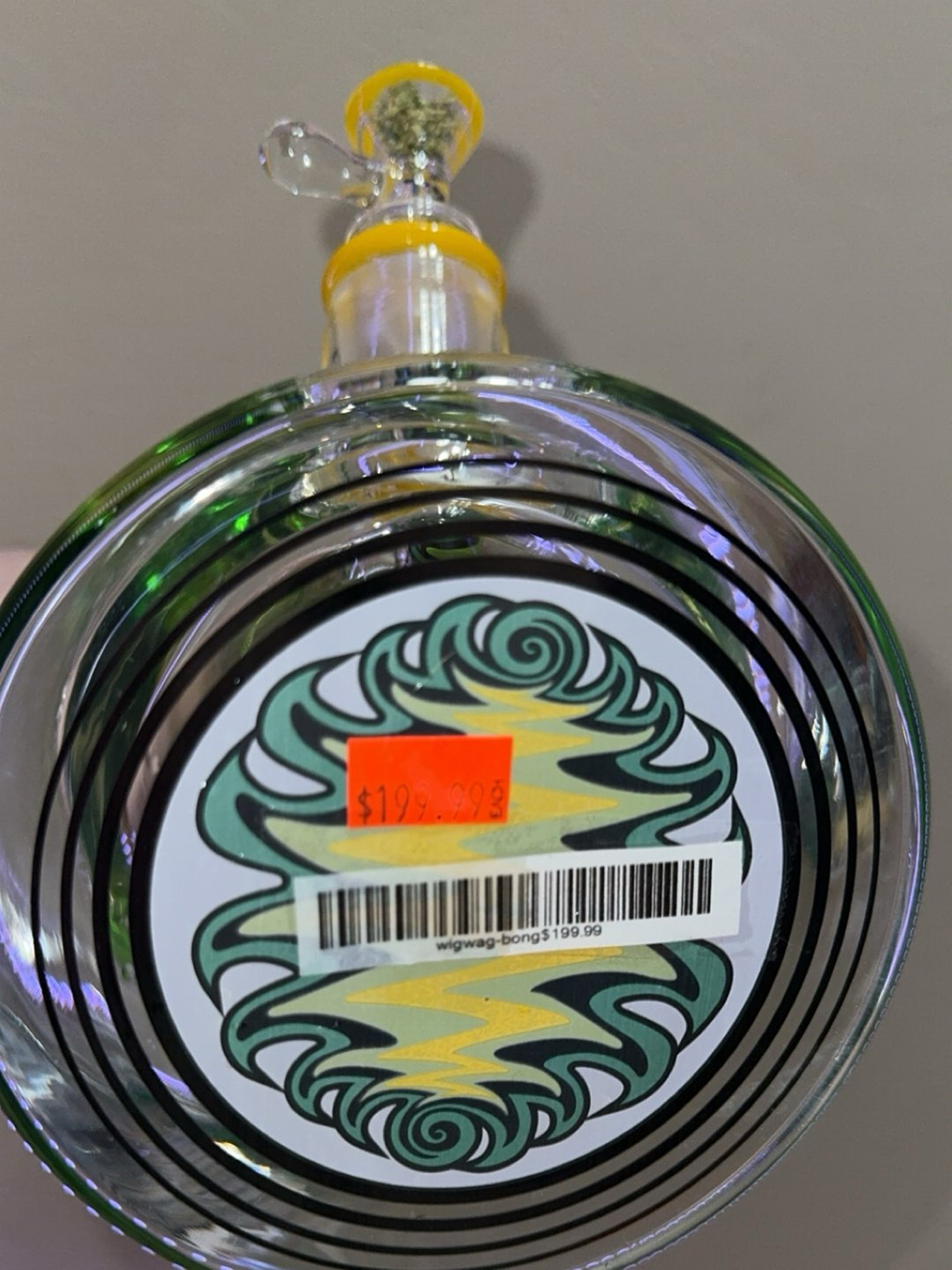 Preview pic of Green 14 mm glass piece
