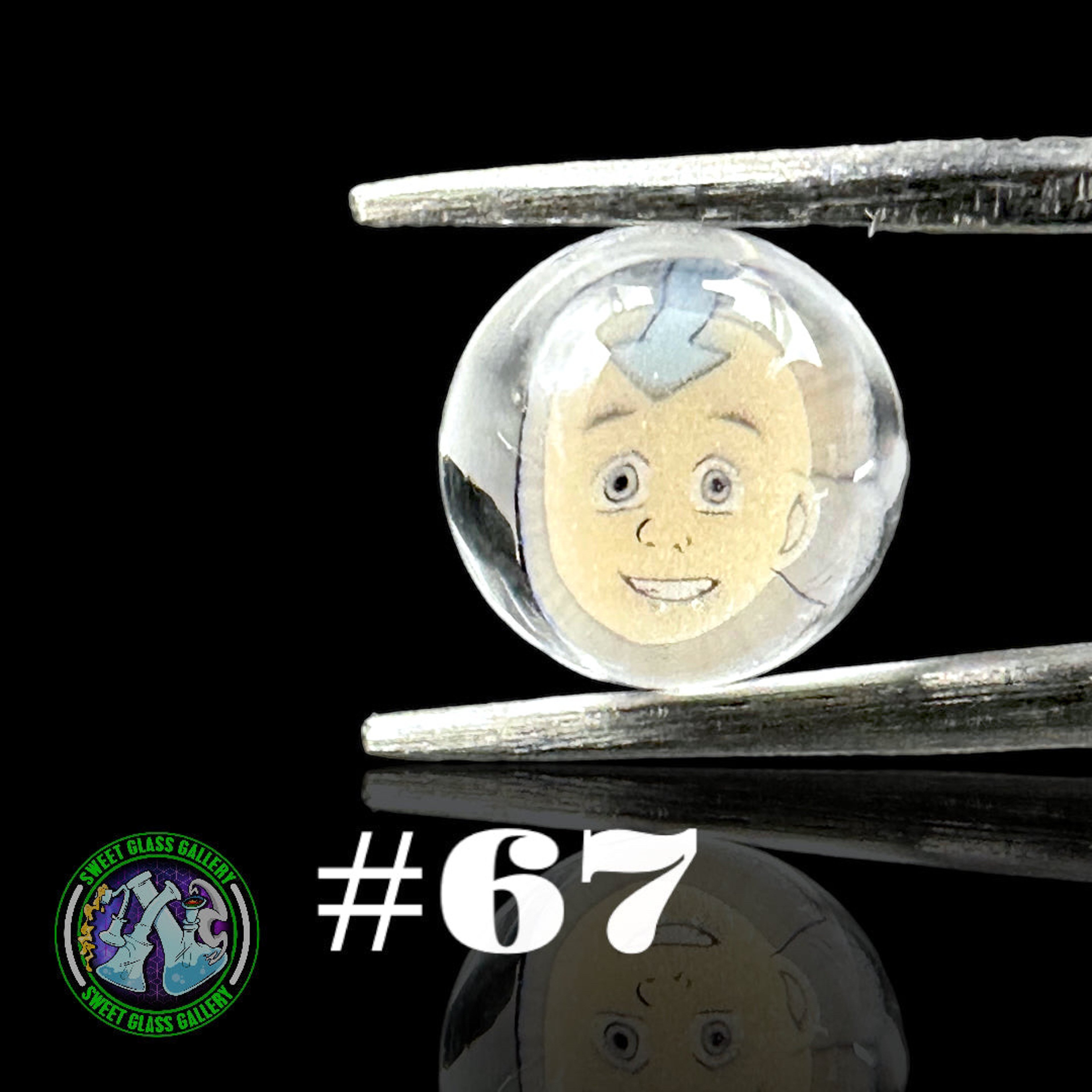 Preview pic of Steve H Glass - Terp Pearl #67 - Milli 6mm (Air Bender)