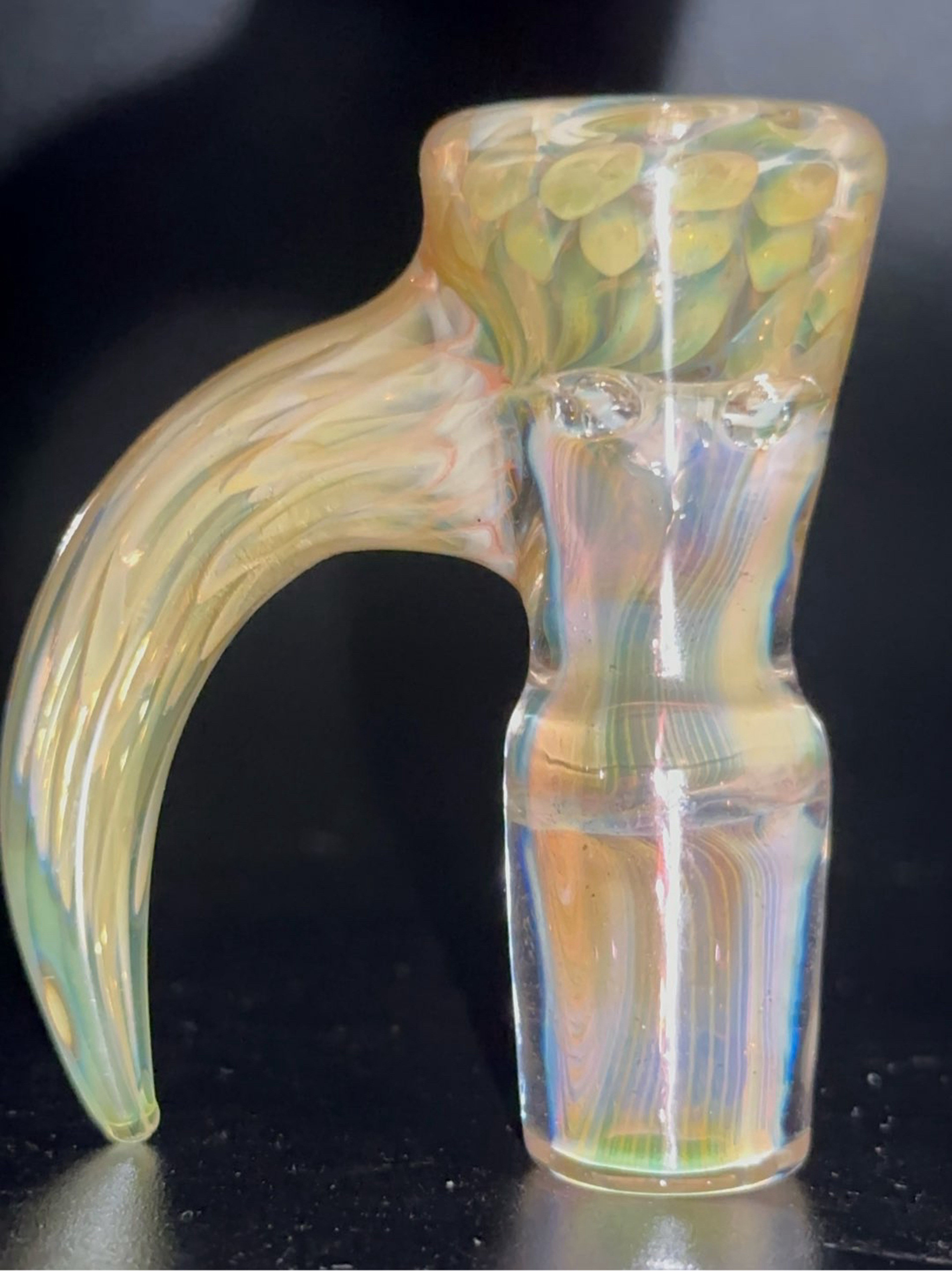 Preview pic of @woj.glass 18/4 FW Gold&Silver Fumed Slide