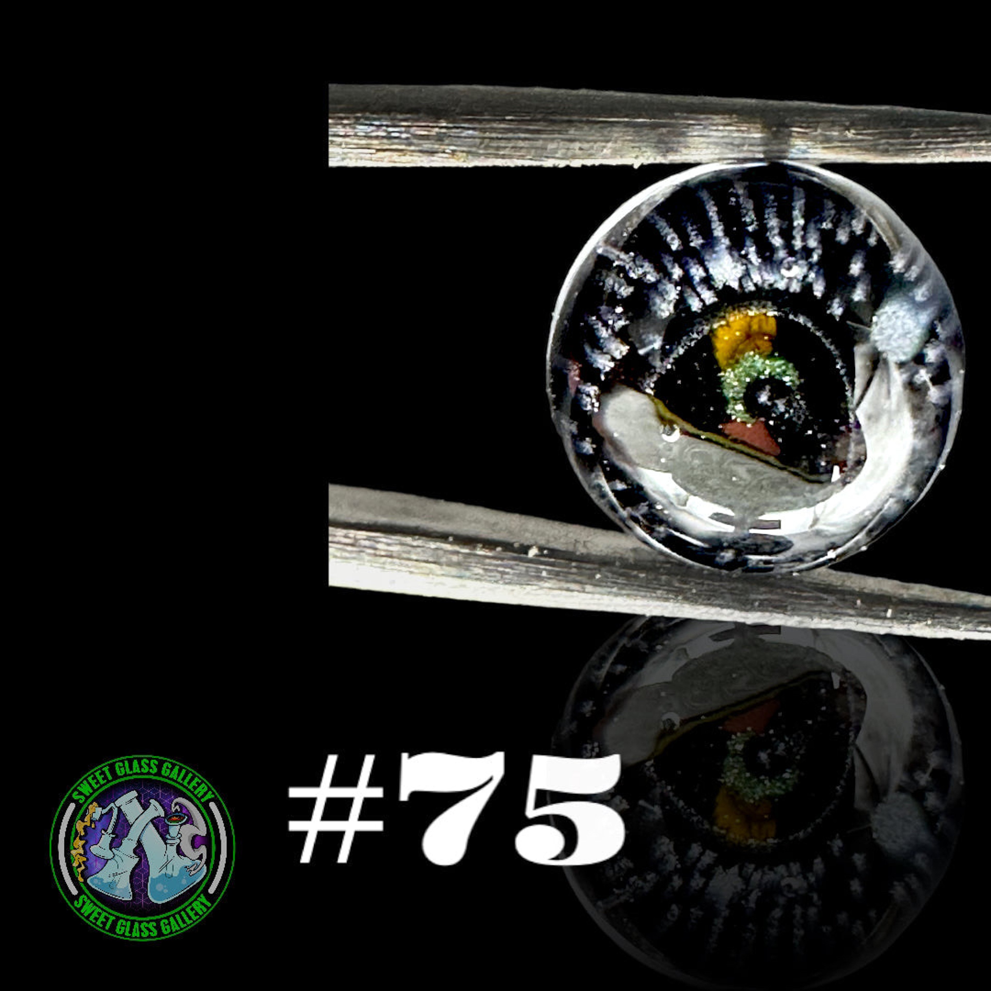 Preview pic of Steve H Glass - Terp Pearl #75 - Milli 6mm (Marvin The Martian)