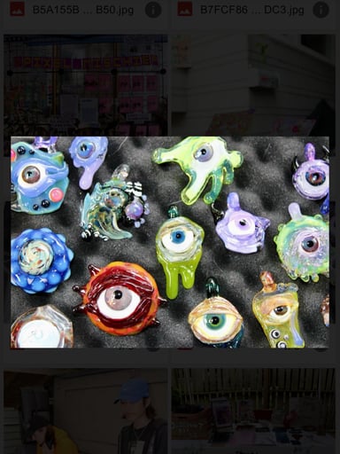 Preview pic of Eye pendants