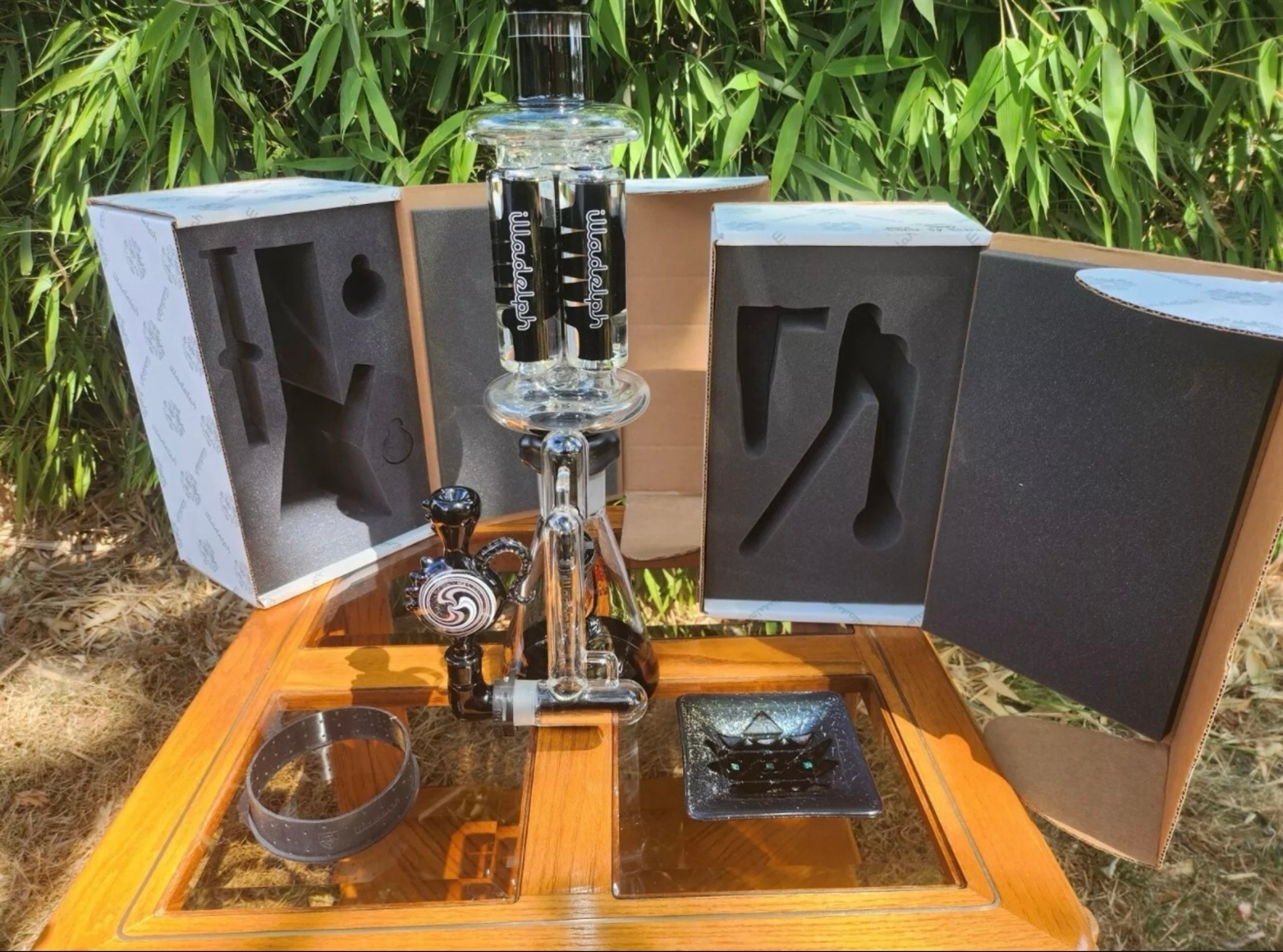 Preview pic of Illadelph – One-of-a-Kind Triple Coil Setup w/ $1K Hand-Blown Slide