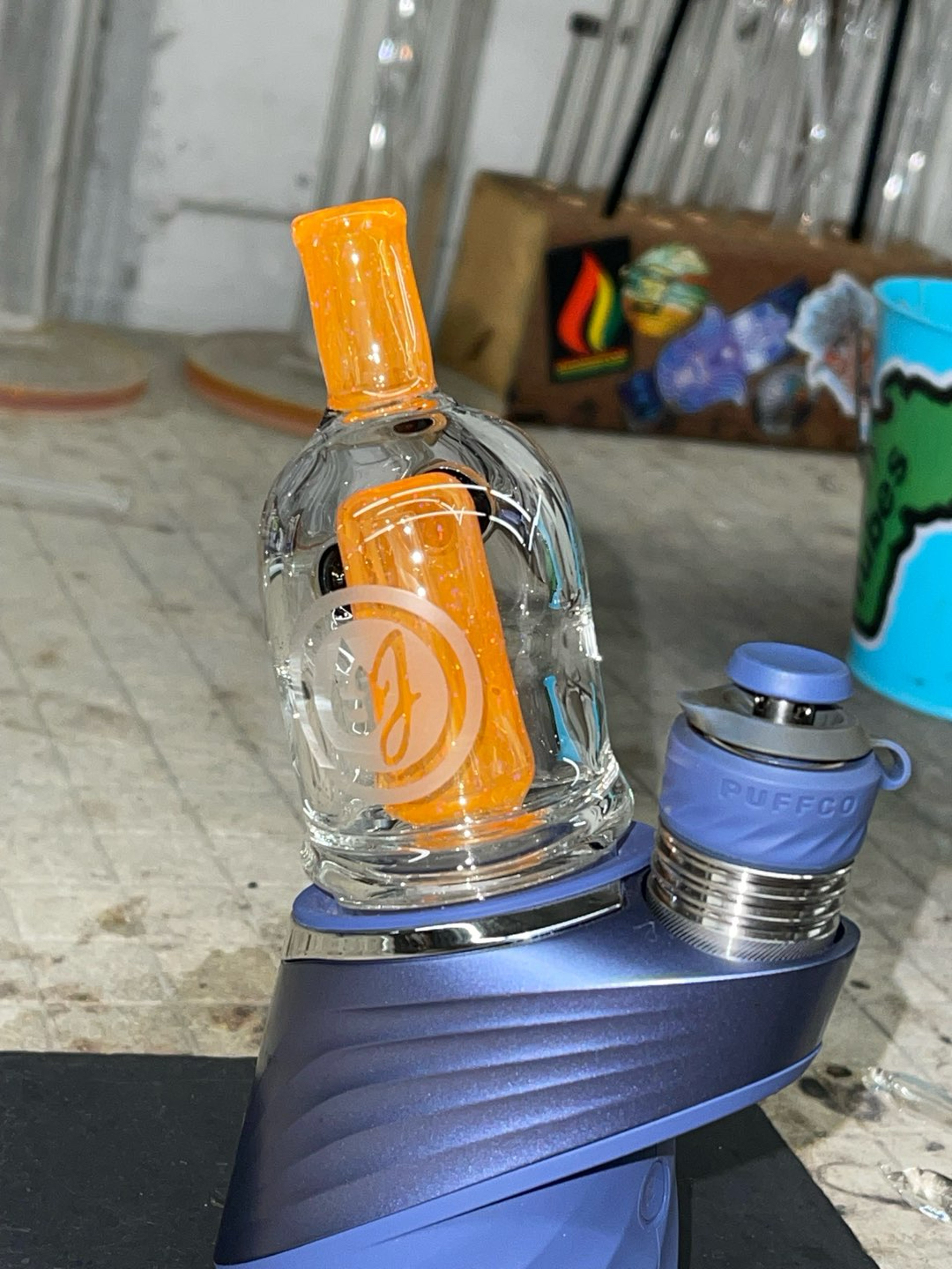 Preview pic of Tangie with crushed opal attachment (device not included )
