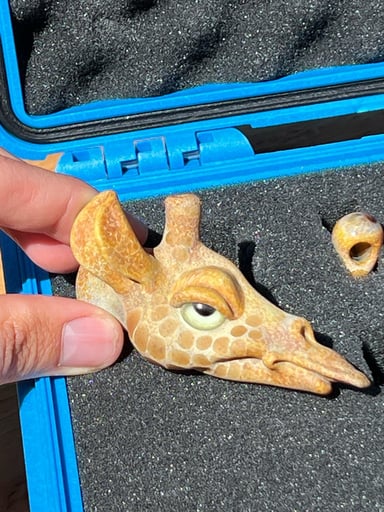 Preview pic of Matt Robertson Giraffe Head Pendant