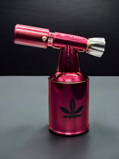 Preview pic of aLeaf Full Metal Pink Torch Lighter – 5” Single Flame Butane Torch with Adjustable Flame (Butane Not Included)