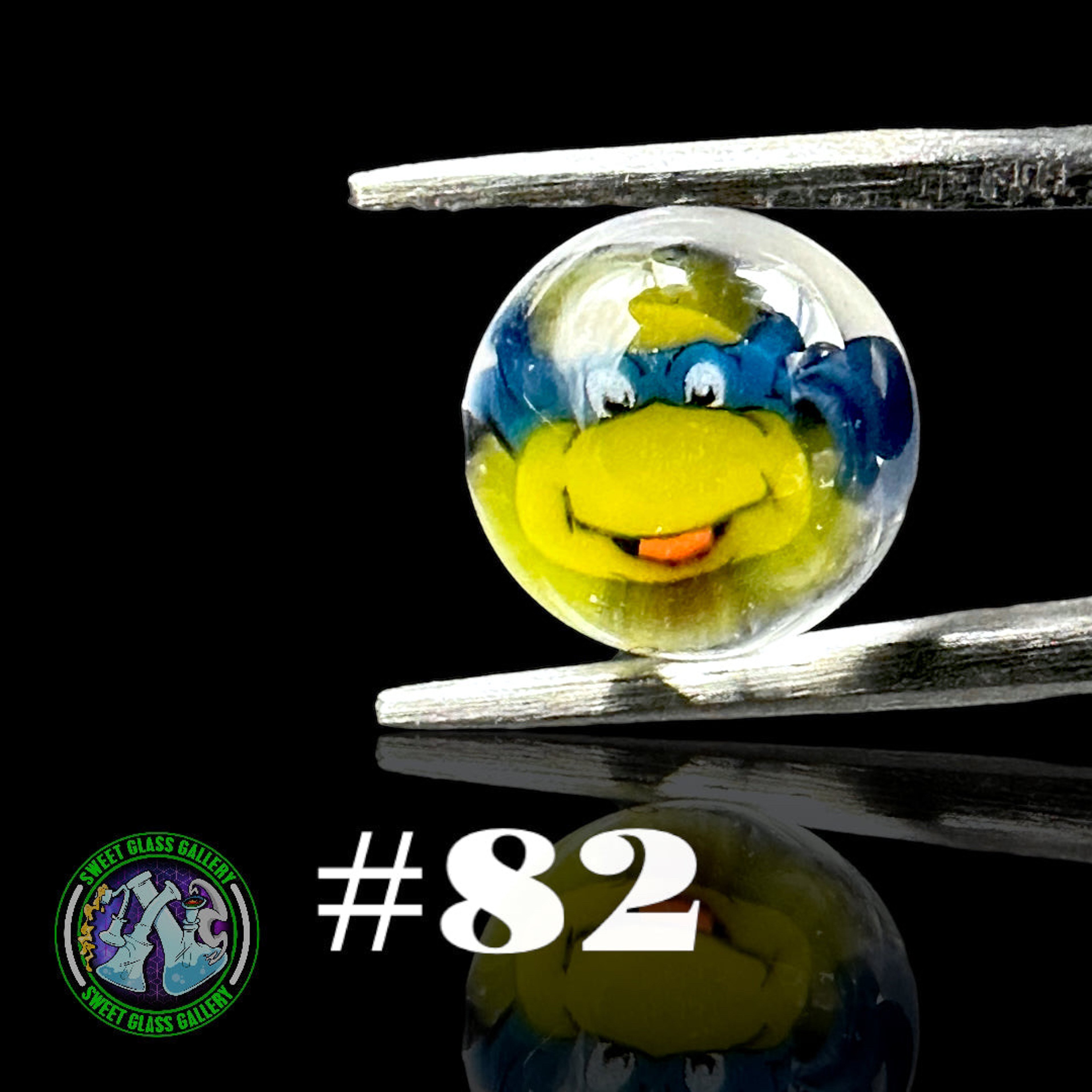 Preview pic of Steve H Glass - Terp Pearl #82 - Milli 6mm (Ninja Turtle)