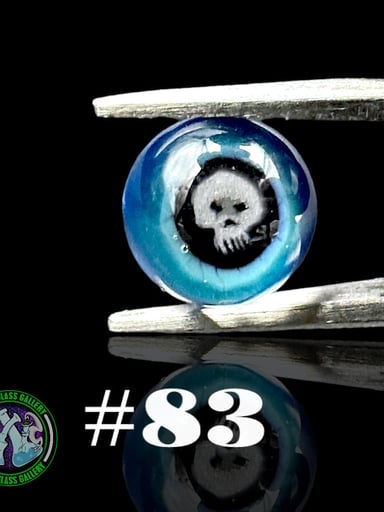 Preview pic of Steve H Glass - Terp Pearl #83 - Milli 6mm (Skull)