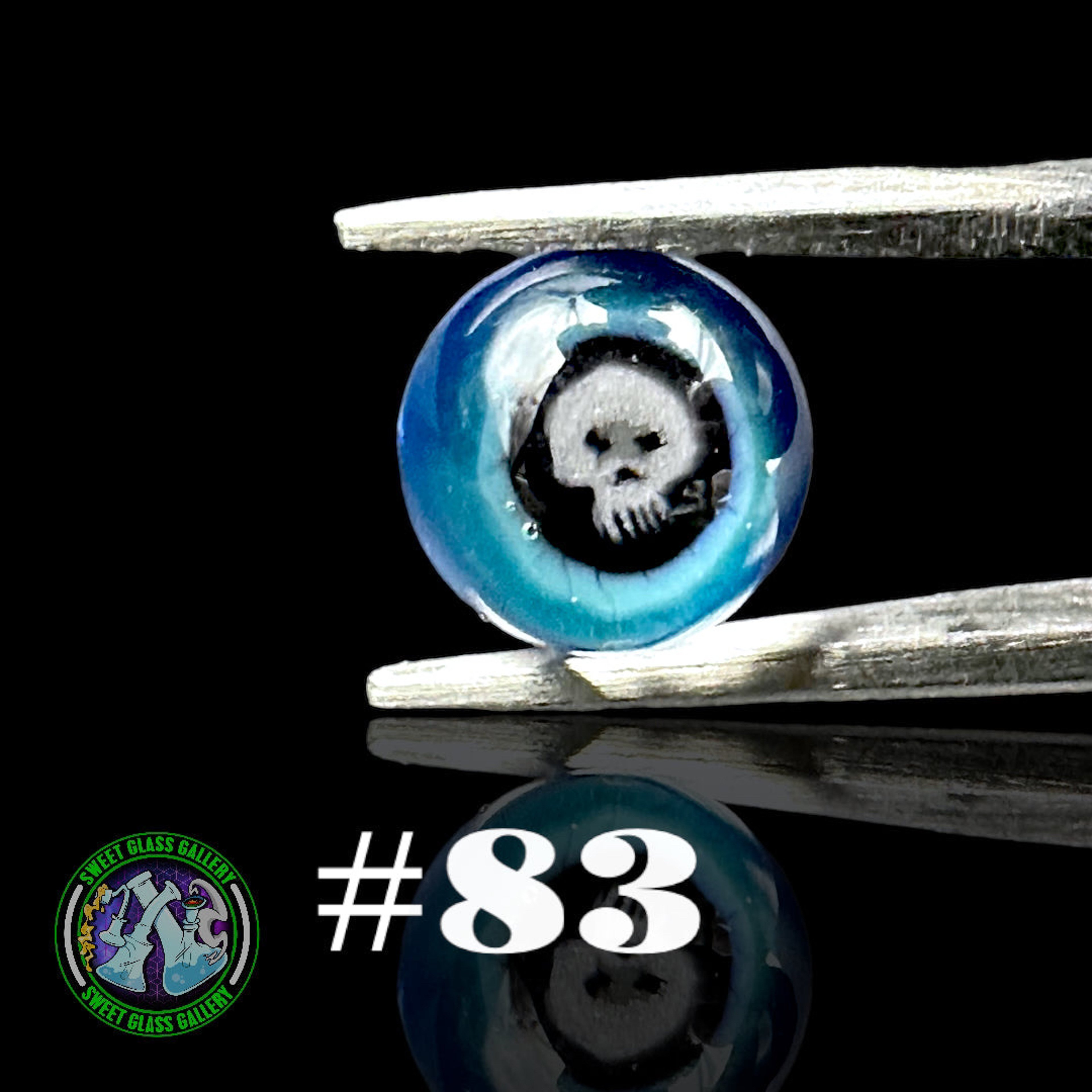 Preview pic of Steve H Glass - Terp Pearl #83 - Milli 6mm (Skull)