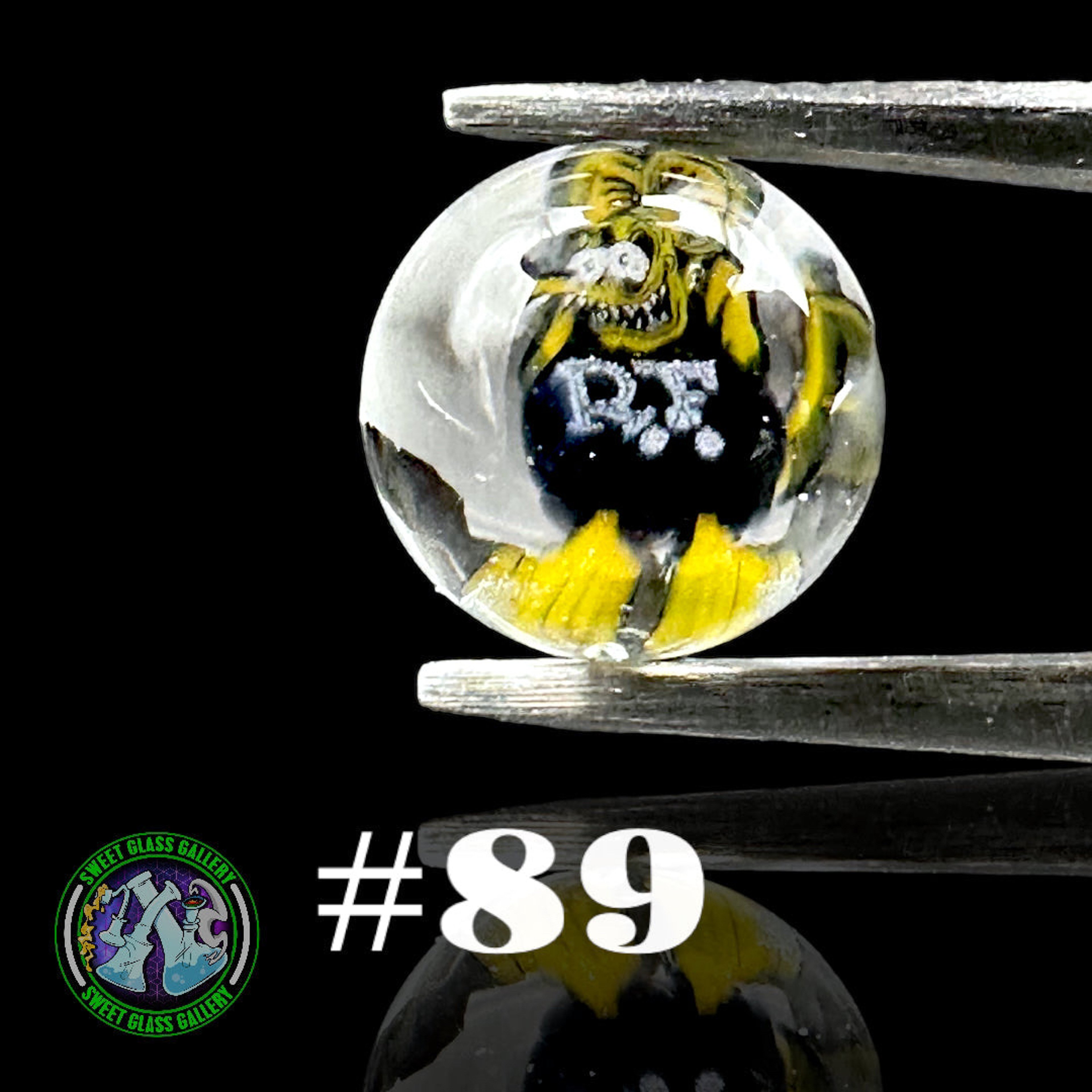 Preview pic of Steve H Glass - Terp Pearl #89 - Milli 6mm (Rat Fink)
