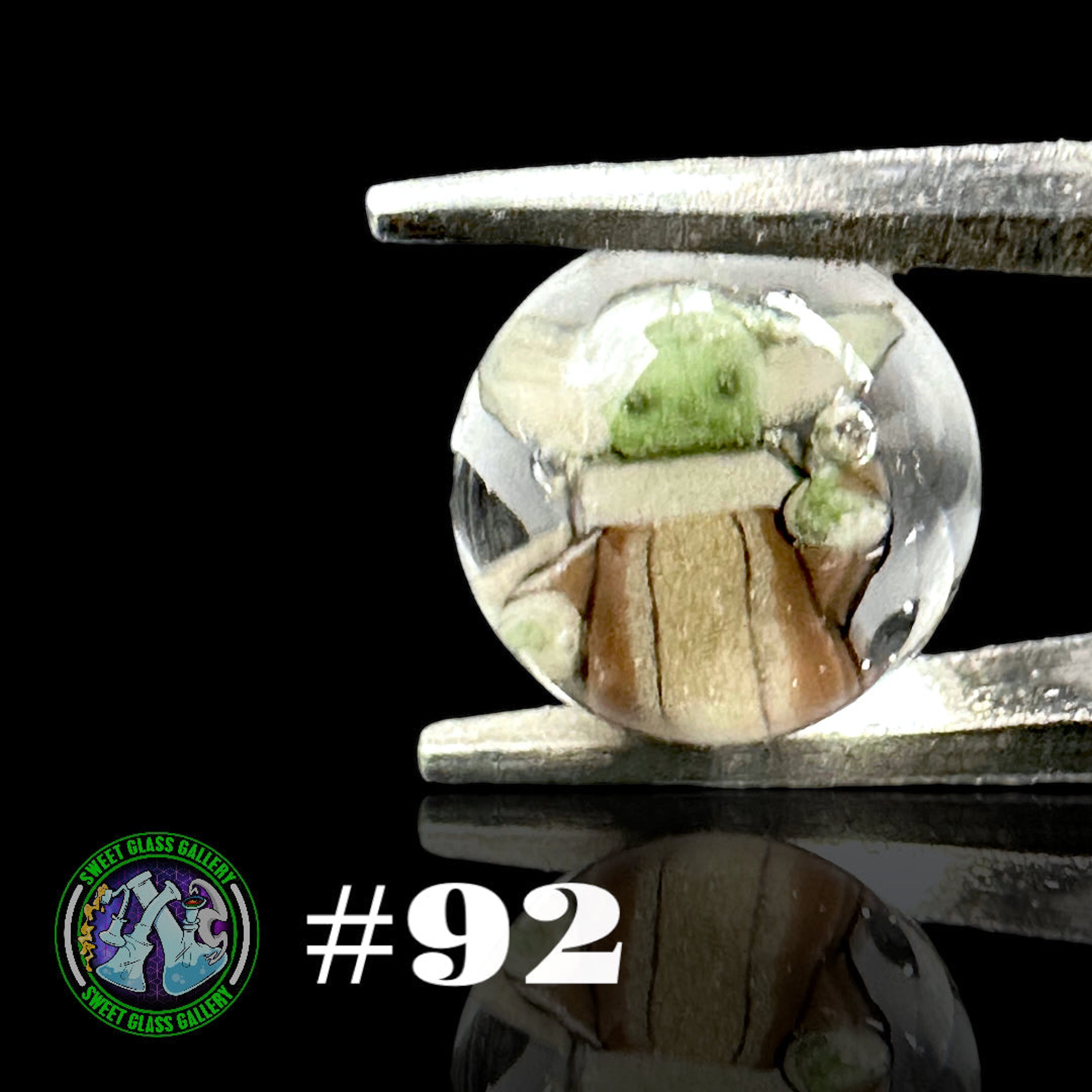 Preview pic of Steve H Glass - Terp Pearl #92 - Milli 6mm (Yoda)