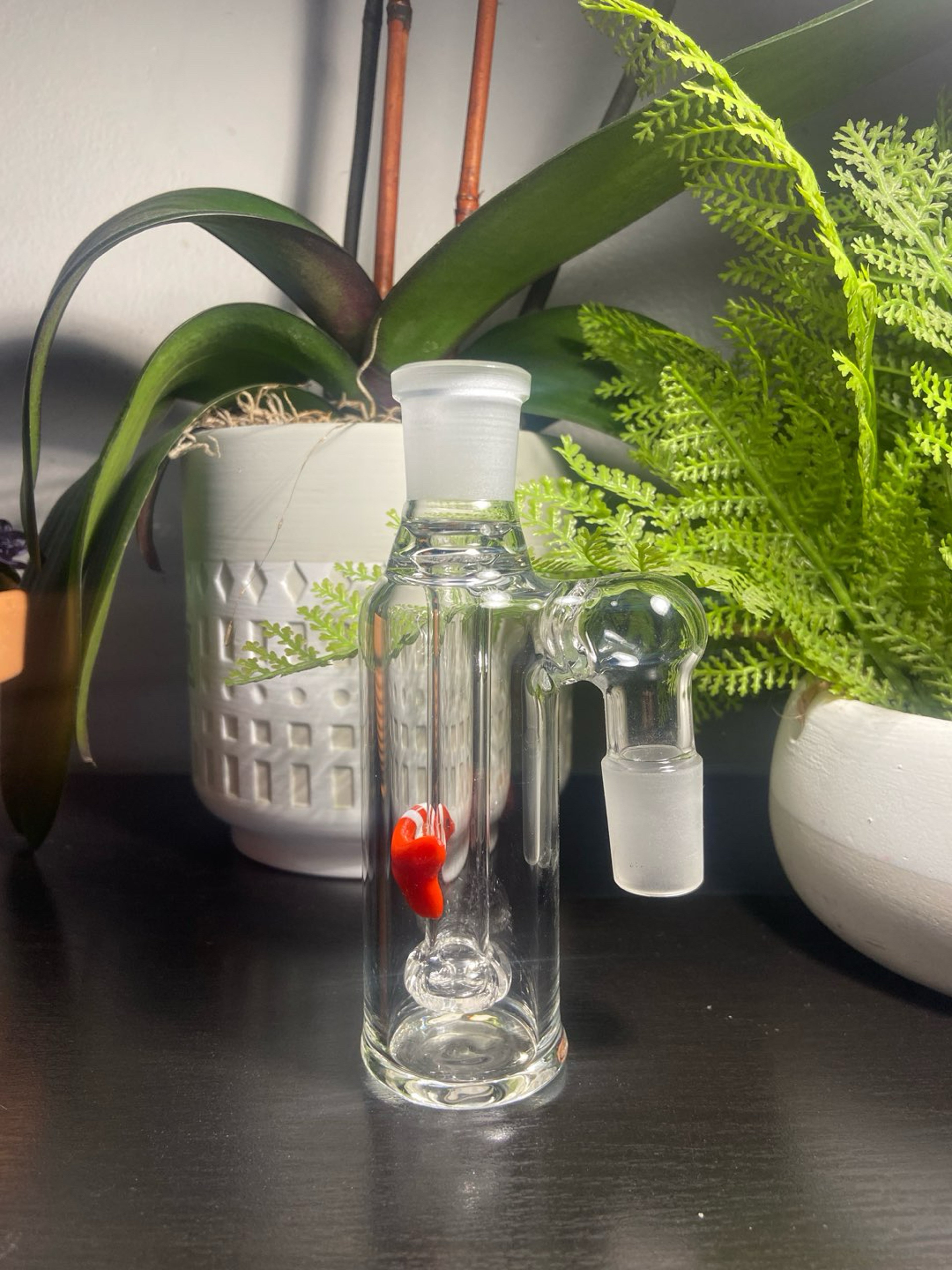 Preview pic of Fish Glass Ash Catcher 18mm-90degree