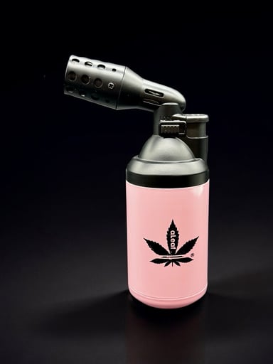 Preview pic of aLeaf Supernova Pink Torch Lighter – 5” Butane Blow Torch with Adjustable Blue Flame & Safety Lock (Butane Not Included)