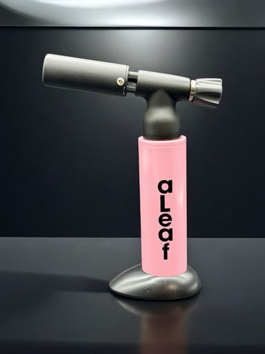 Preview pic of aLeaf 7” Pink Blow Torch – 2500°F Blue Turbo Flame