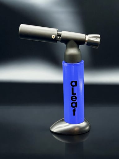 Preview pic of aLeaf® 7” Blow Torch – Purple | 2500°F Blue Turbo Flame | Refillable Butane Torch