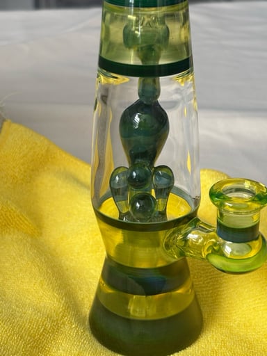 Preview pic of Blue grass glass OG lava lamp