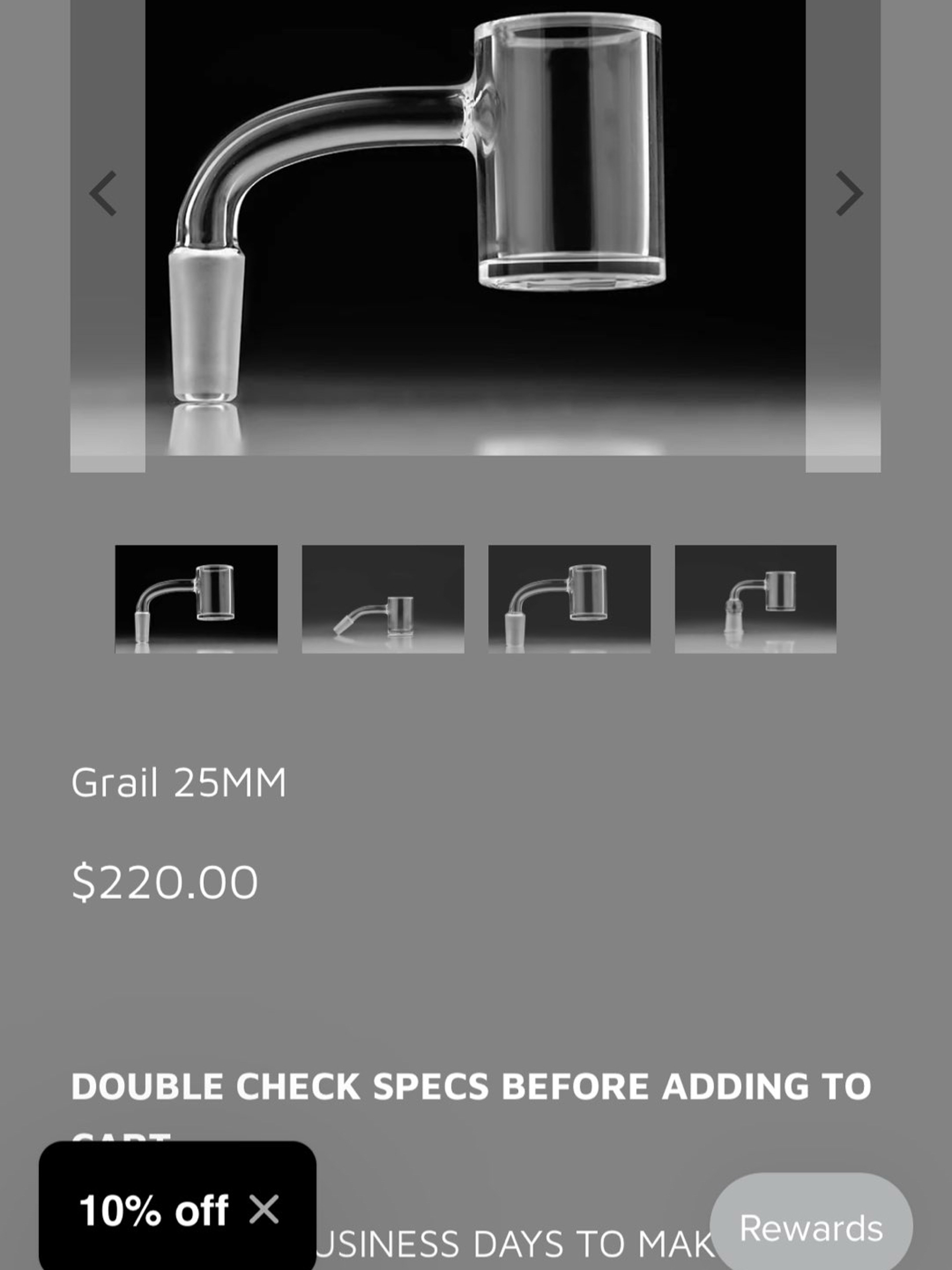 toro 10mm/ 25mm grail image 0