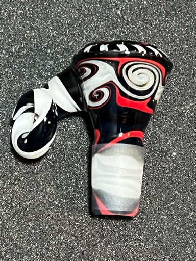 Preview pic of BlackT x Glass Munky 18mm fully worked slide