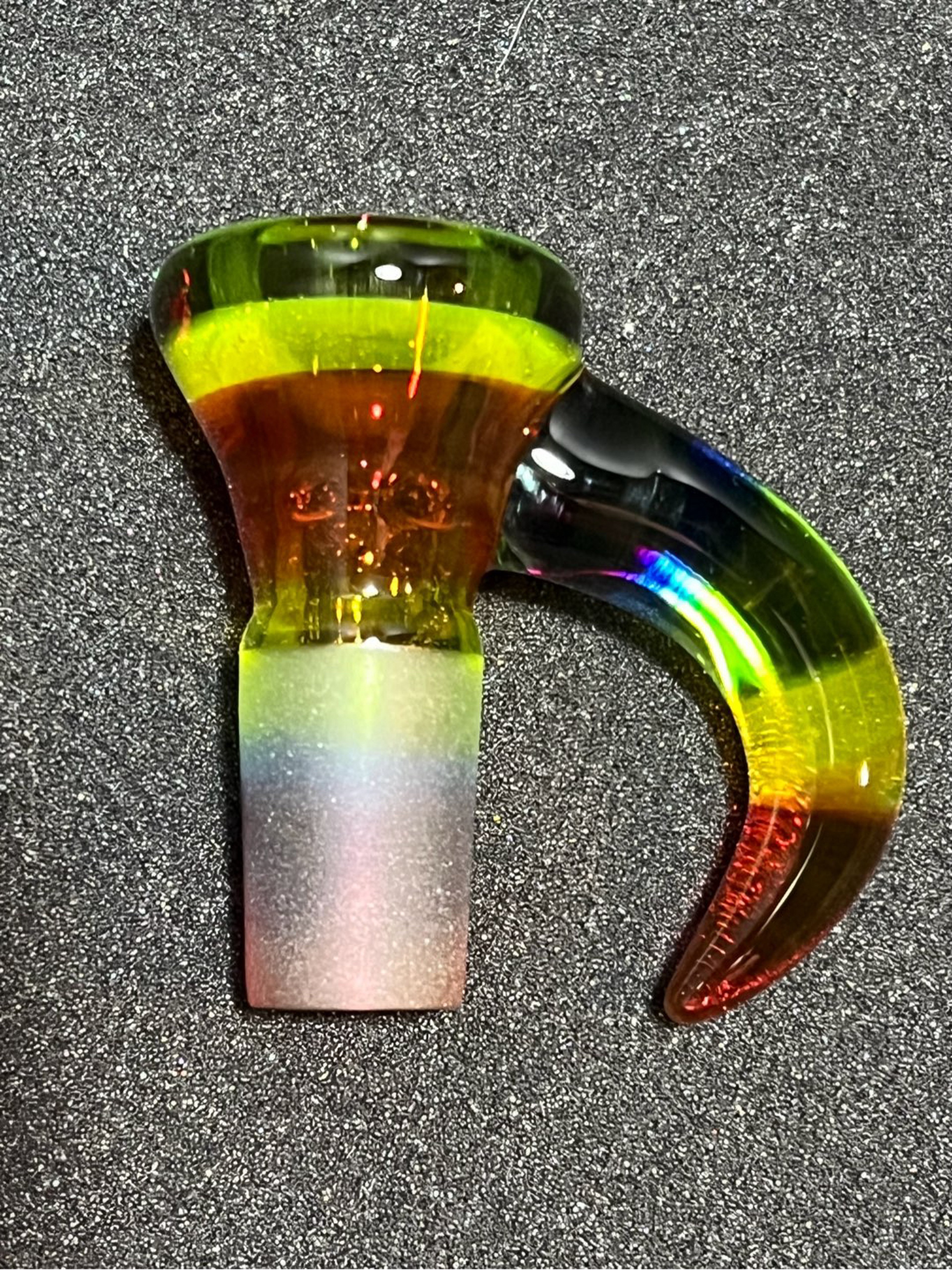 Preview pic of Ion Glass x Valts Glass 18mm 4 Hole Fully Worked Encalmo