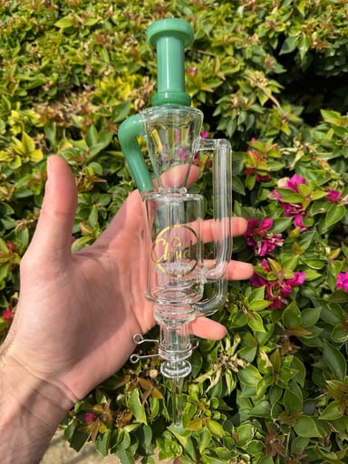 Preview pic of Cali cloudx recycler nectar collector dark green