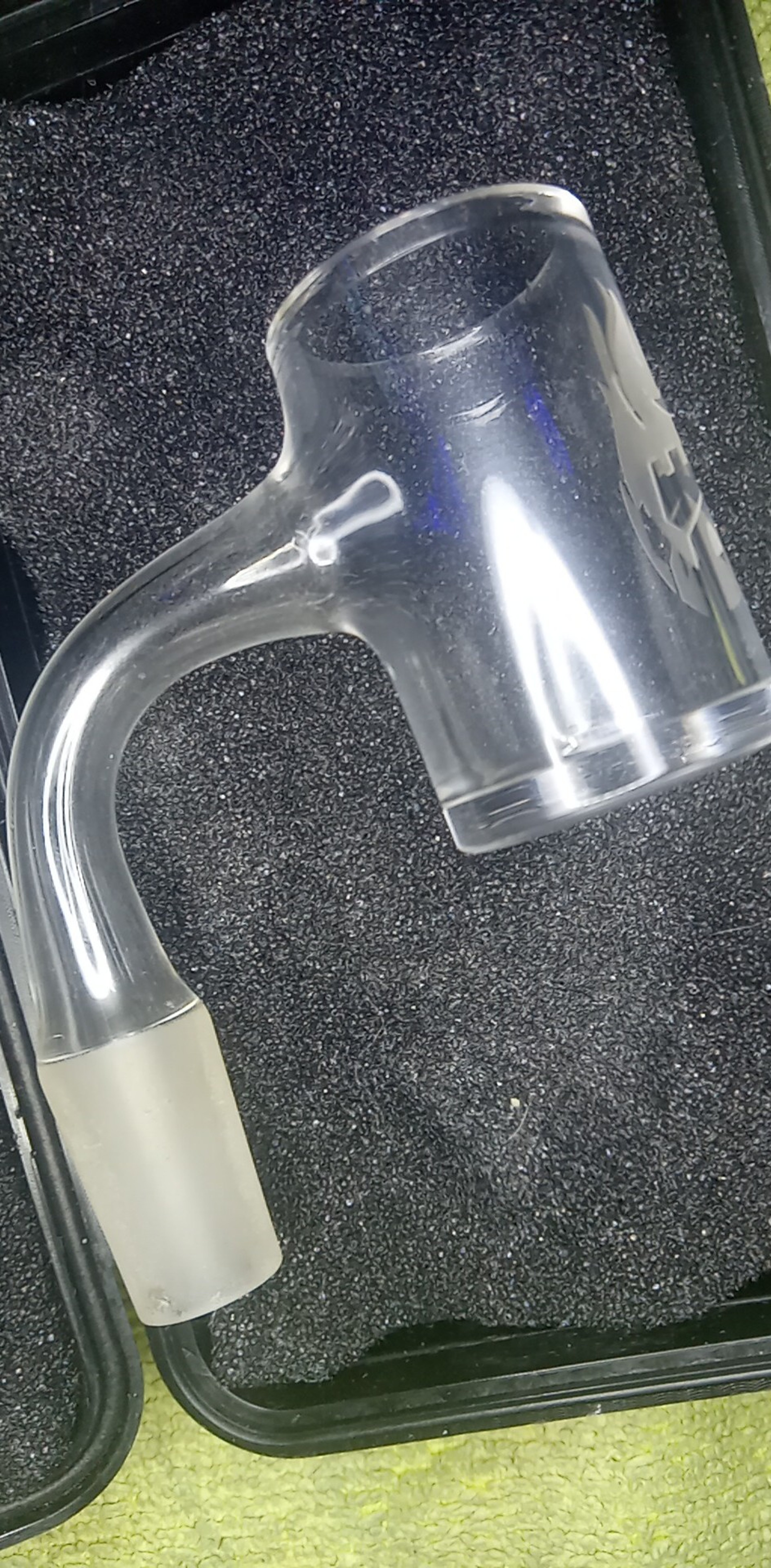 Preview pic of EMPIRE GLASS,FLAT TOP,BEVELED EDGES,QUARTZ BANGER