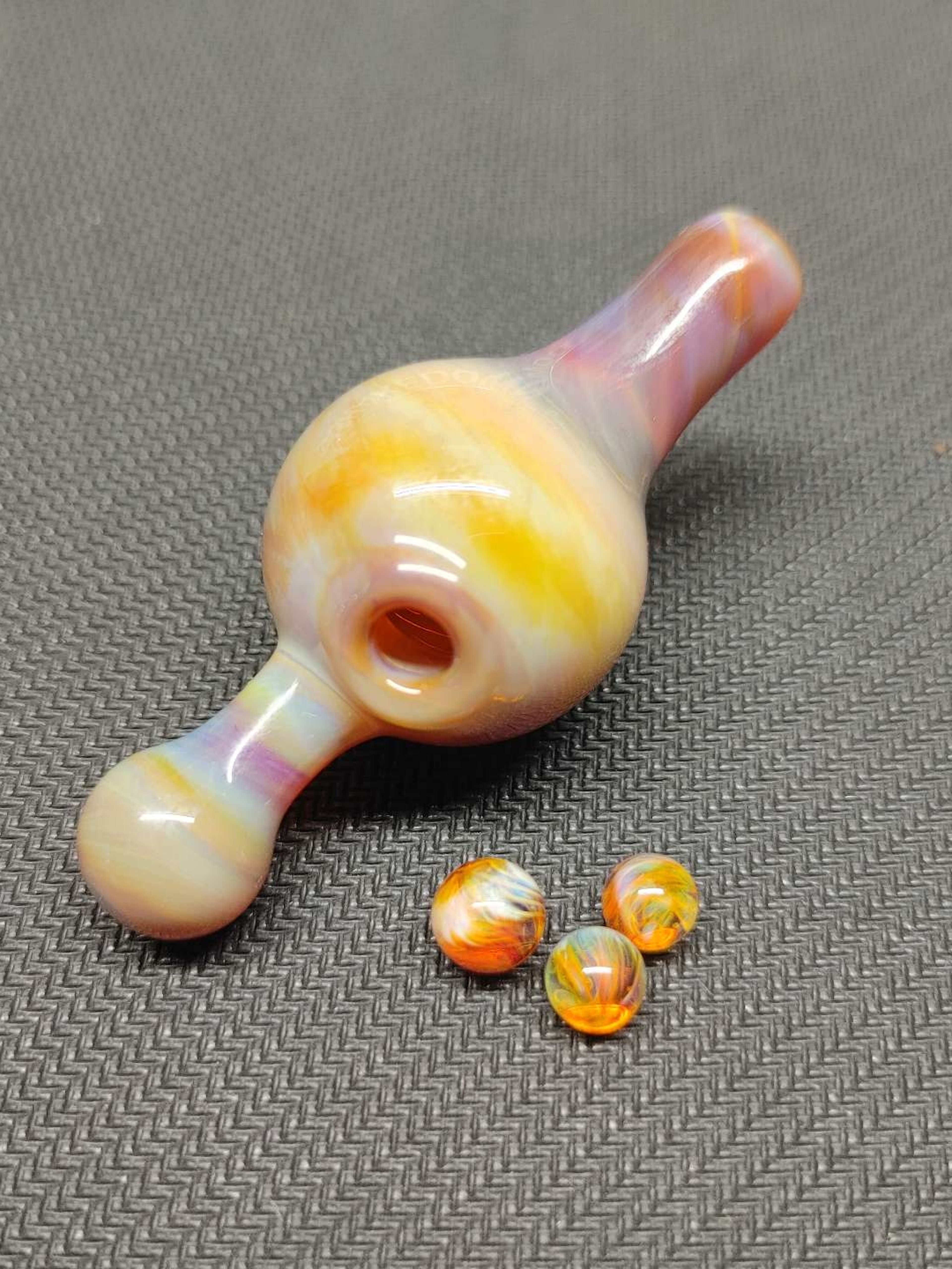 Preview pic of Beautiful Carb Cap and Terp Pearls Combo! Hand Blown in Oregon!