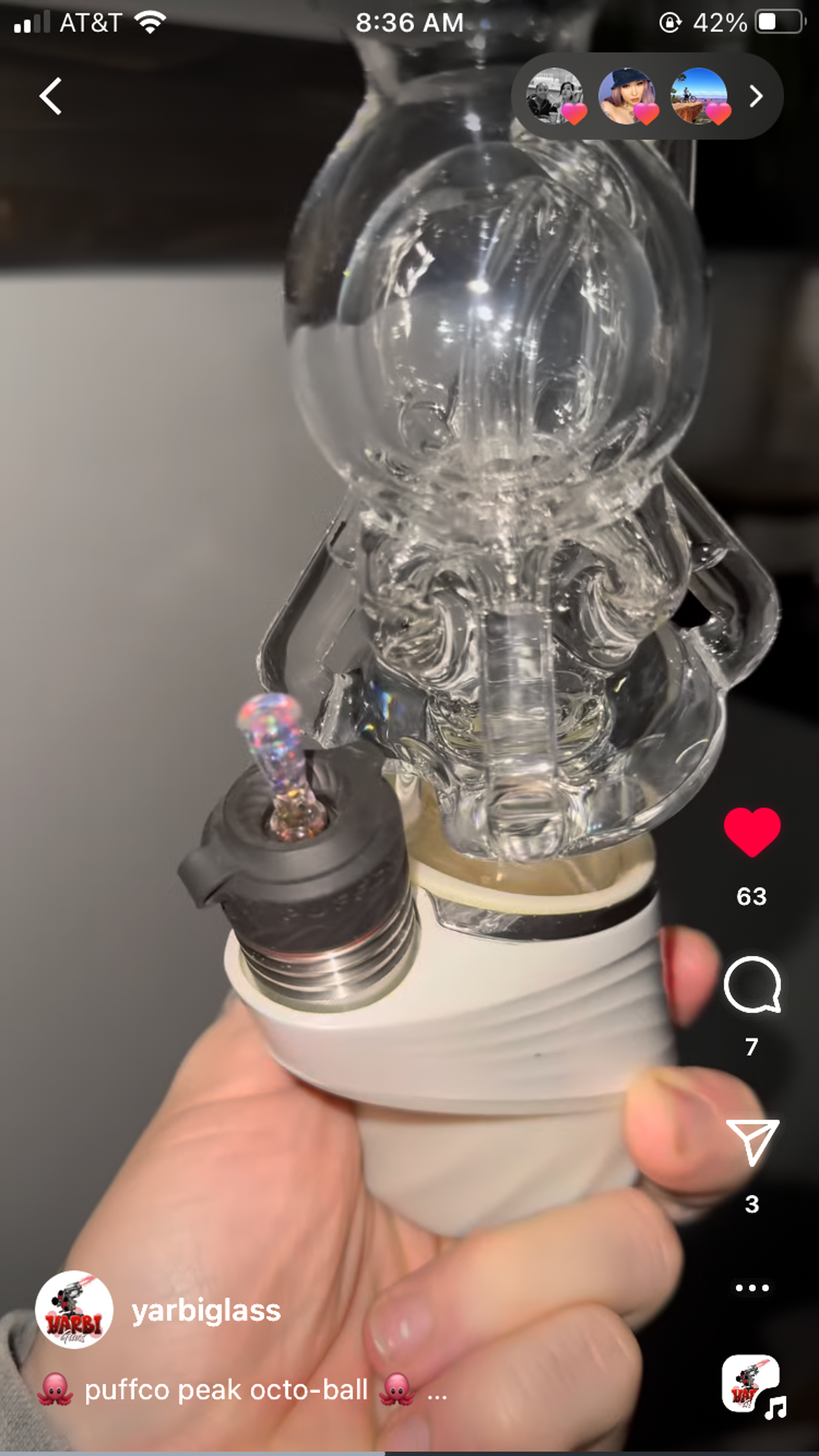 Preview pic of Yarbi puffco peak octo-ball prototype (1/1)