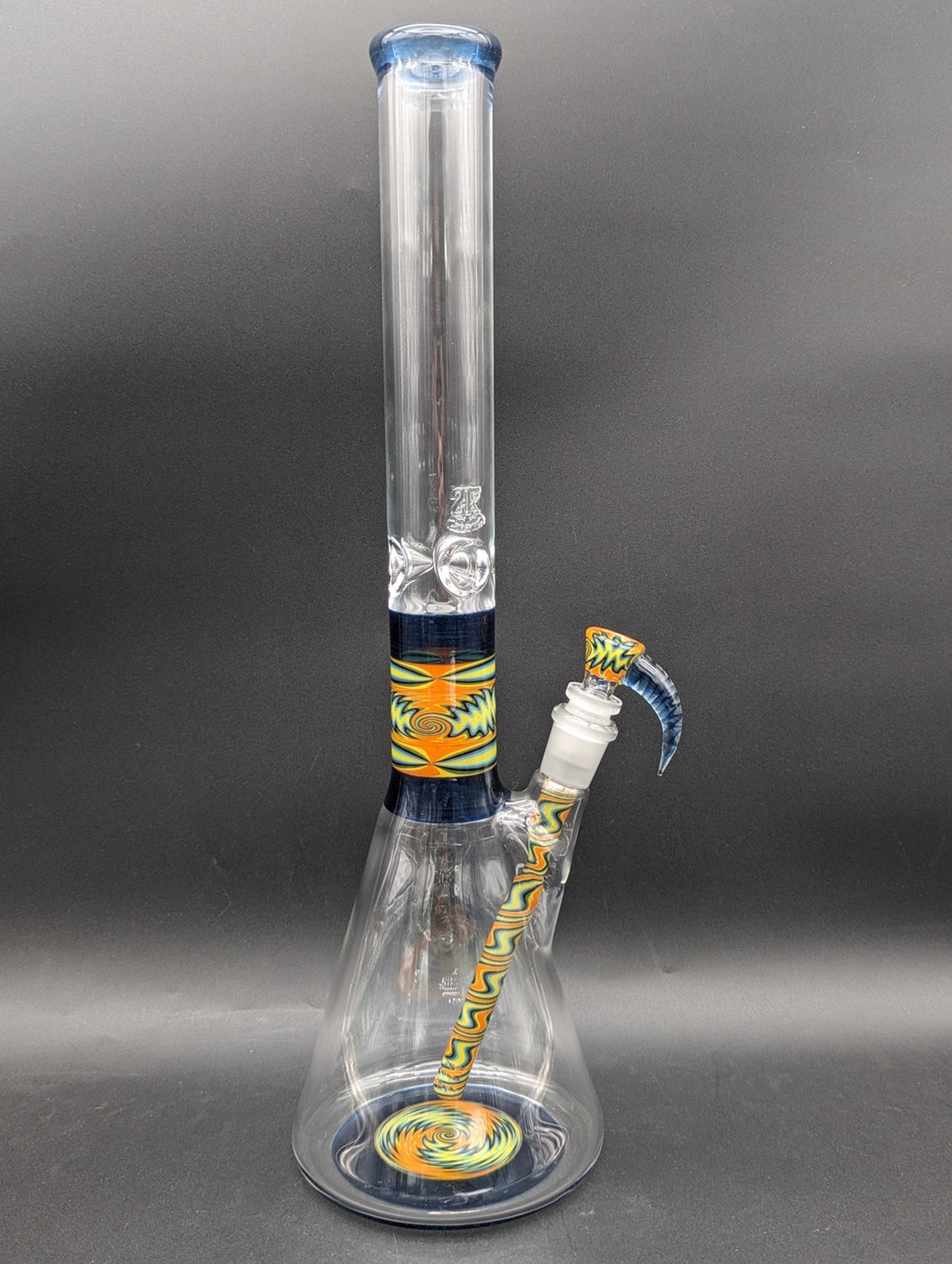 Preview pic of 2K GLASS BLUE WIG WAG BEAKER