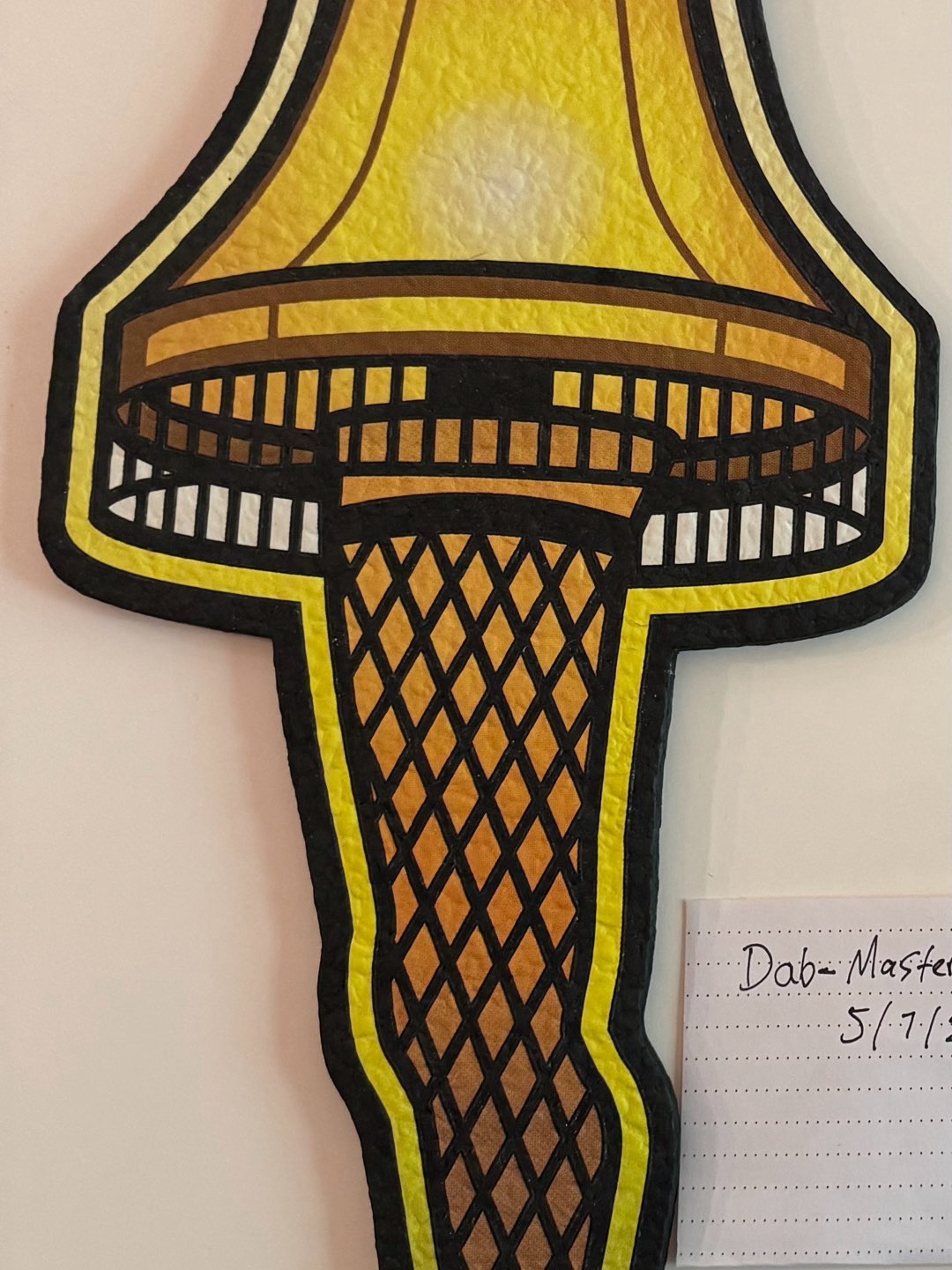 Preview pic of 2017 V1 leg lamp moodmat x burn353 collab