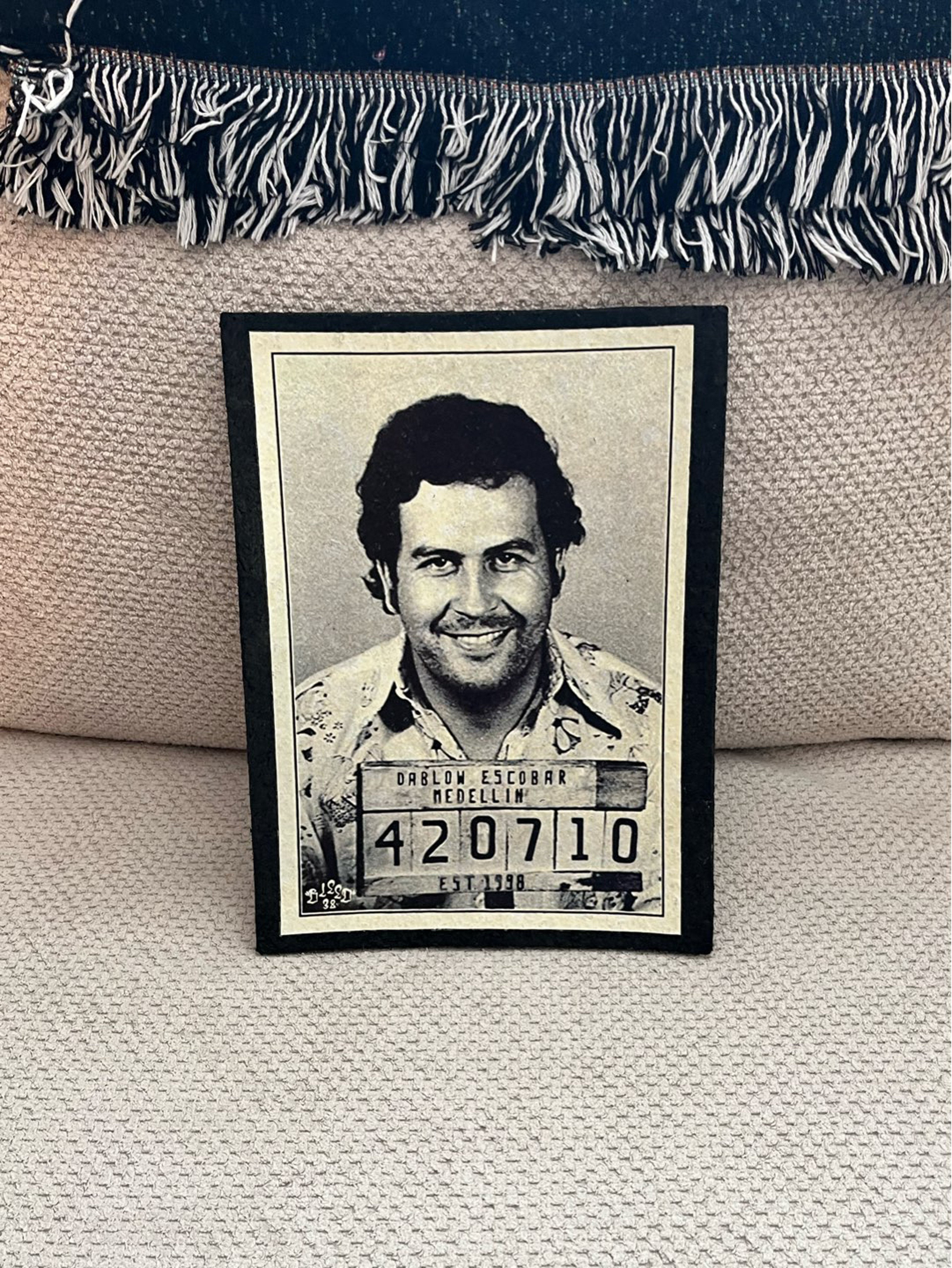 Preview pic of Pablo Mugshot Mat by Moodmats x Dablow Escoba