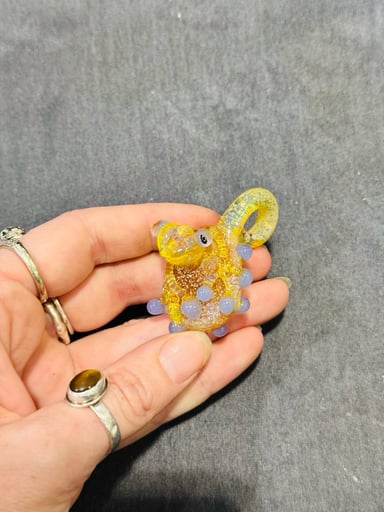 Preview pic of Frog yellow pendant