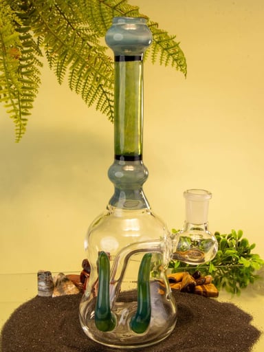 Preview pic of Blue Green Sparkle Aventurine 14mm Dab Rig