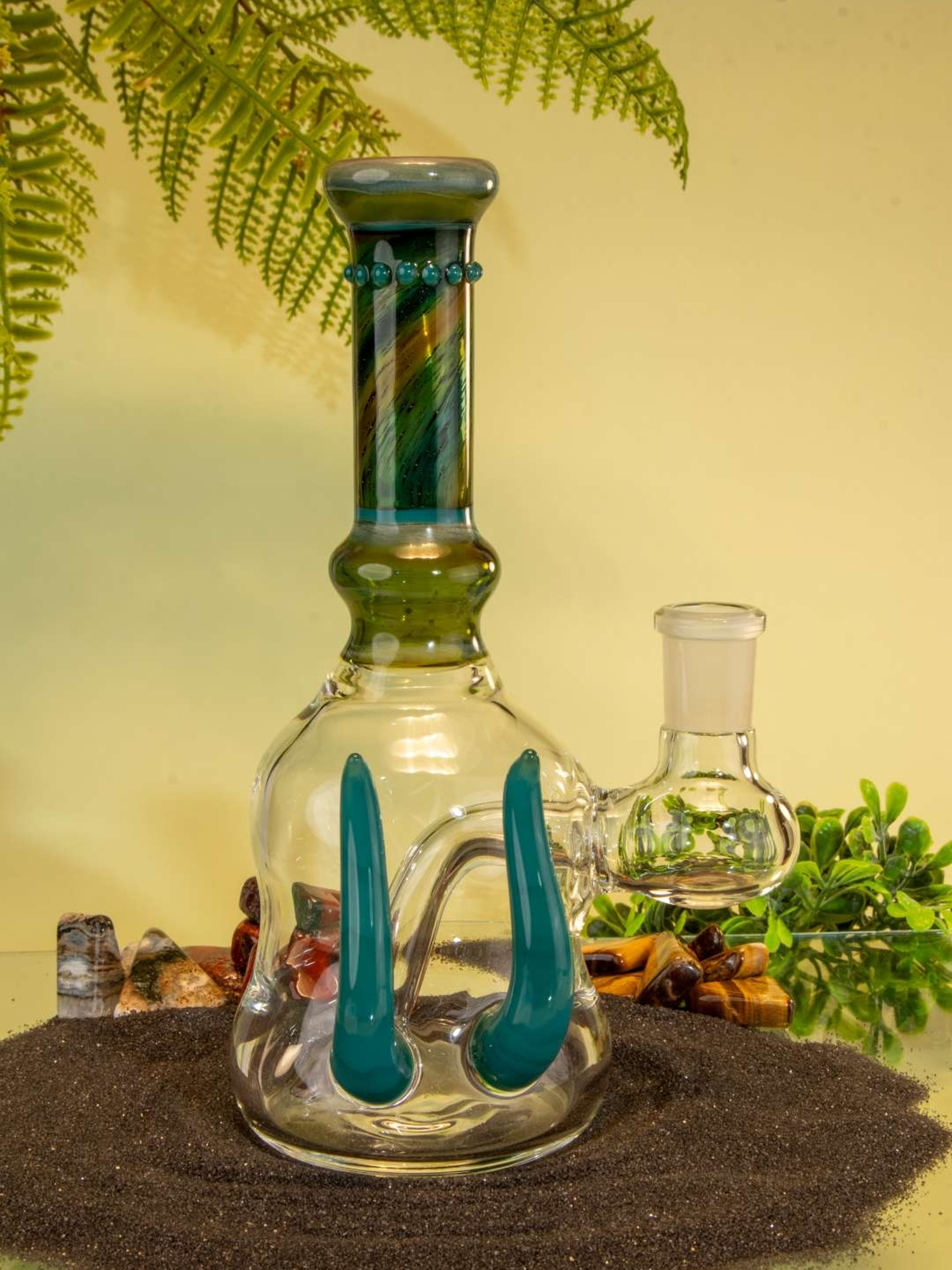 Gold Fumed Galaxy 14mm Dab Rig image 0