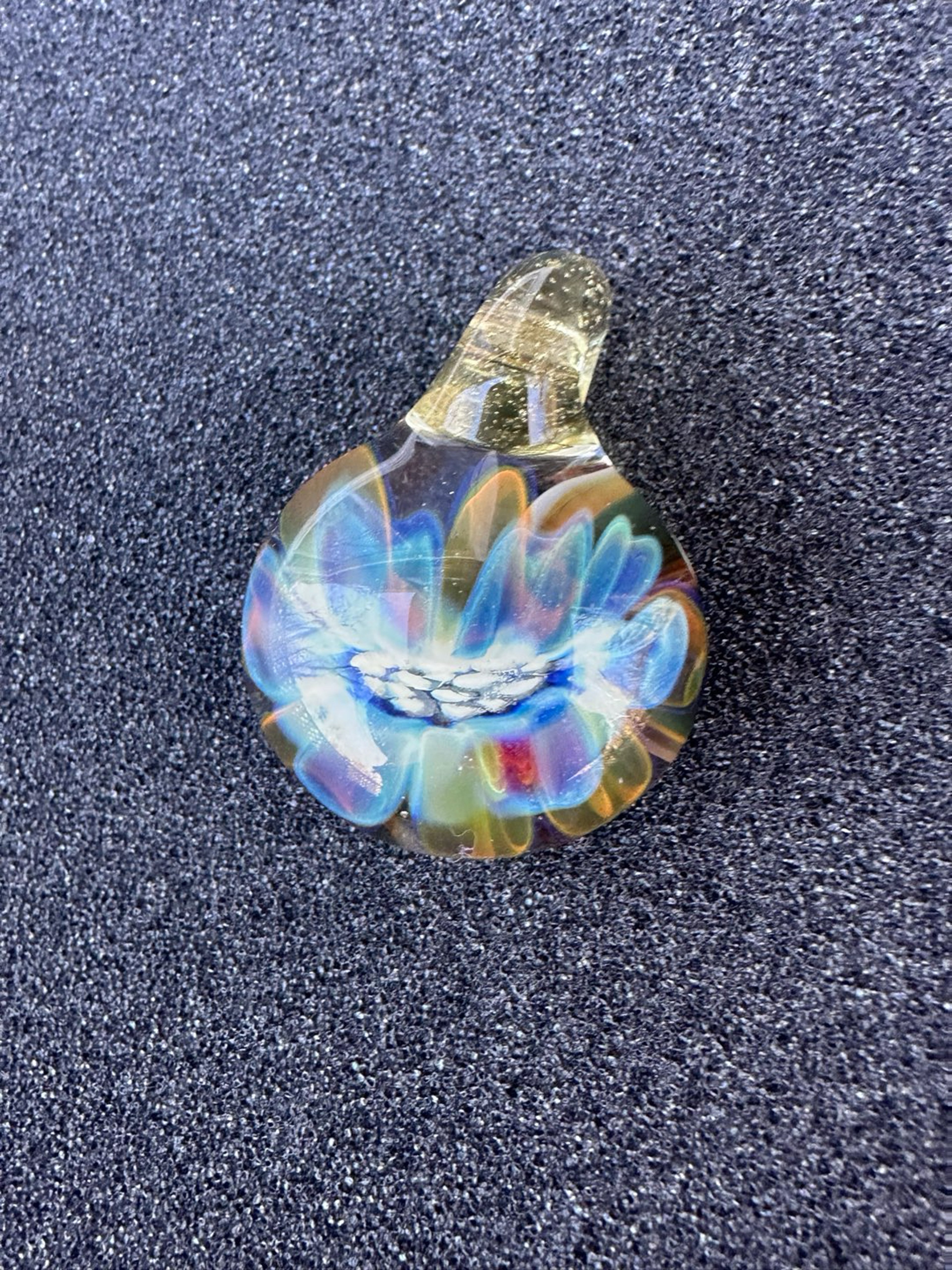 Preview pic of 20+ Petal “Sunflower Galaxy” Double AP, Blue Caramel