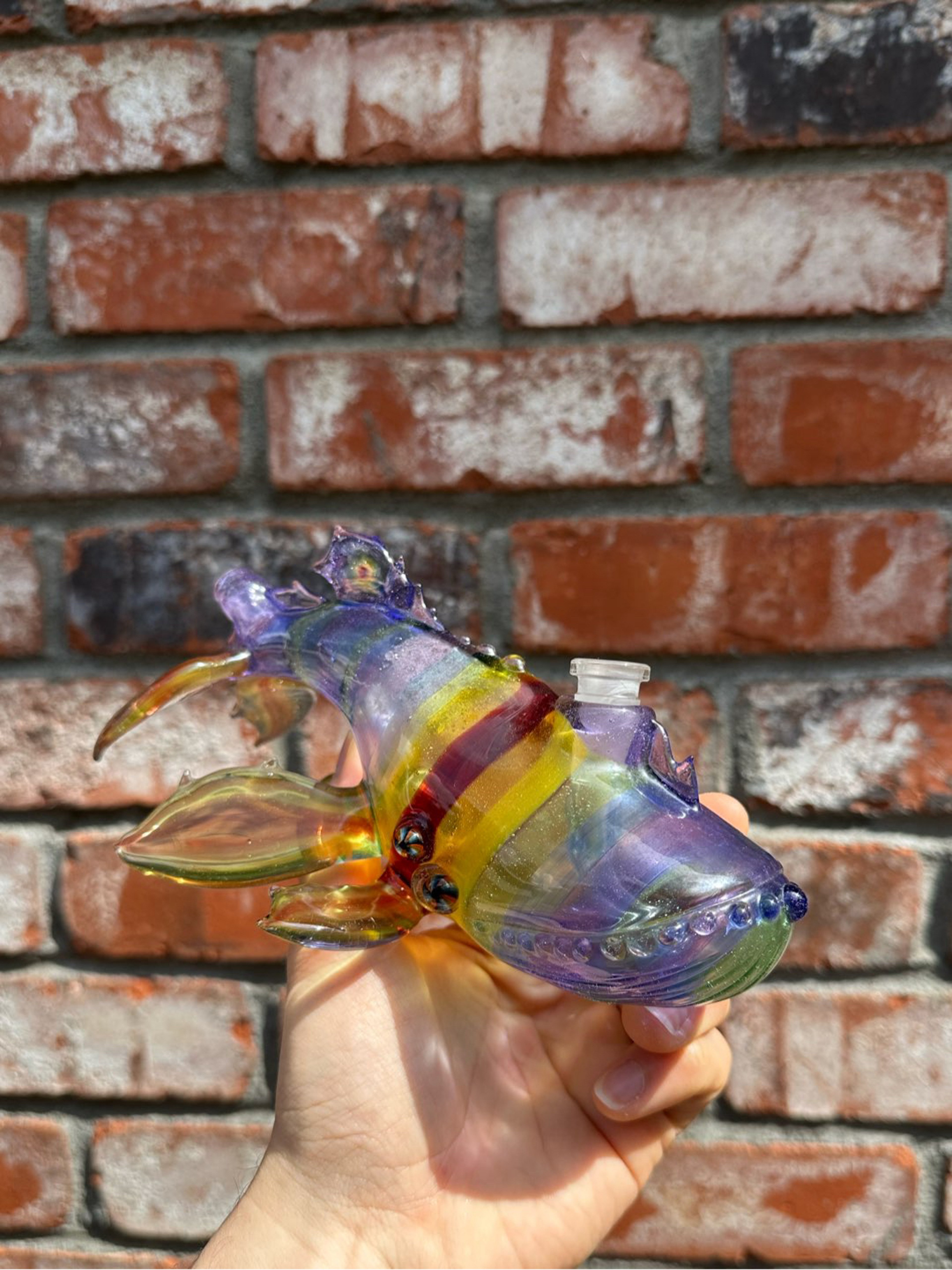 Preview pic of Rainbow encalmo whale and 10mm bowl