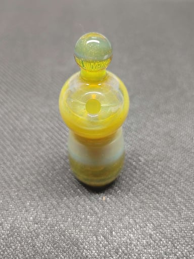 Preview pic of Beautiful Carb Cap and Vase Set! Hand Blown in Oregon!