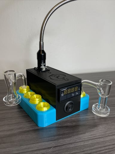 Preview pic of Splashin Cobra Coil Banger Station - Blue / Yellow