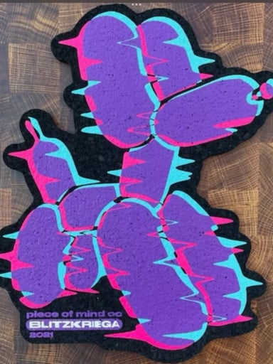 Preview pic of Blitzkrieger x Piece of Mind OC Moodmat UV Reactive Rare!!!