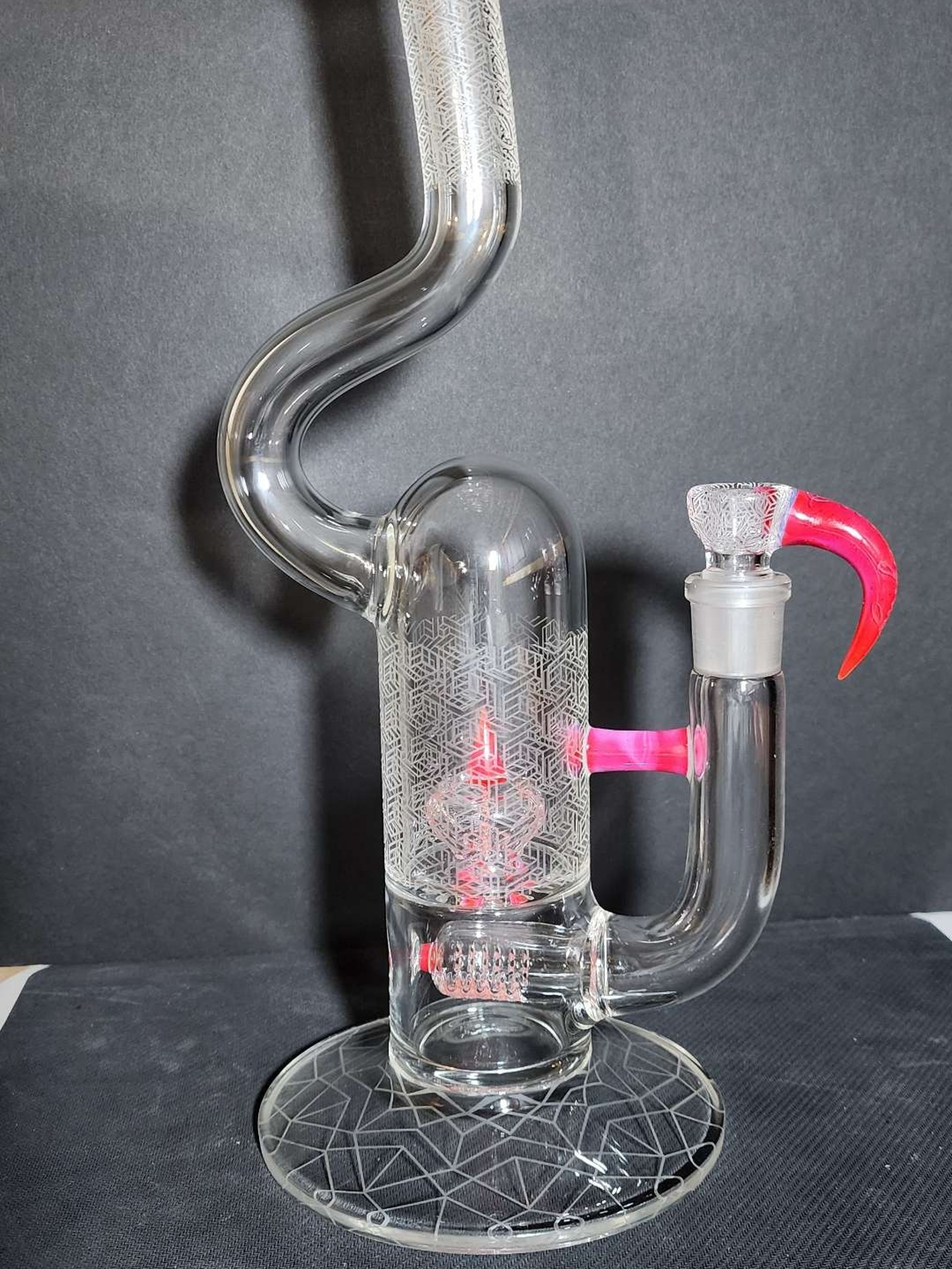Preview pic of Sovereignty Down Grid Stemline Imperial Pink Slyme Natty