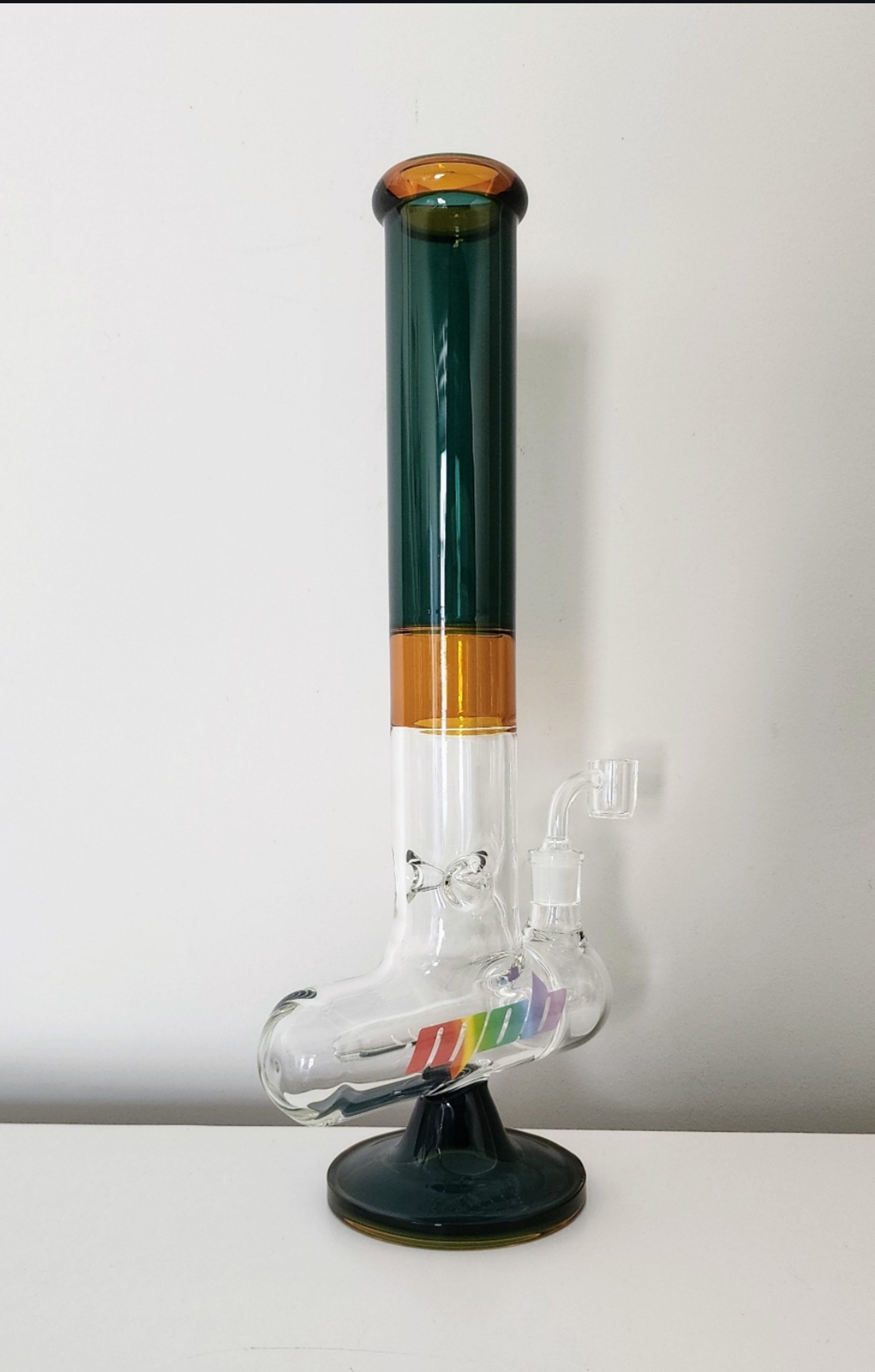 Preview pic of 16"H Inline SST Tube Aqua/Yellow