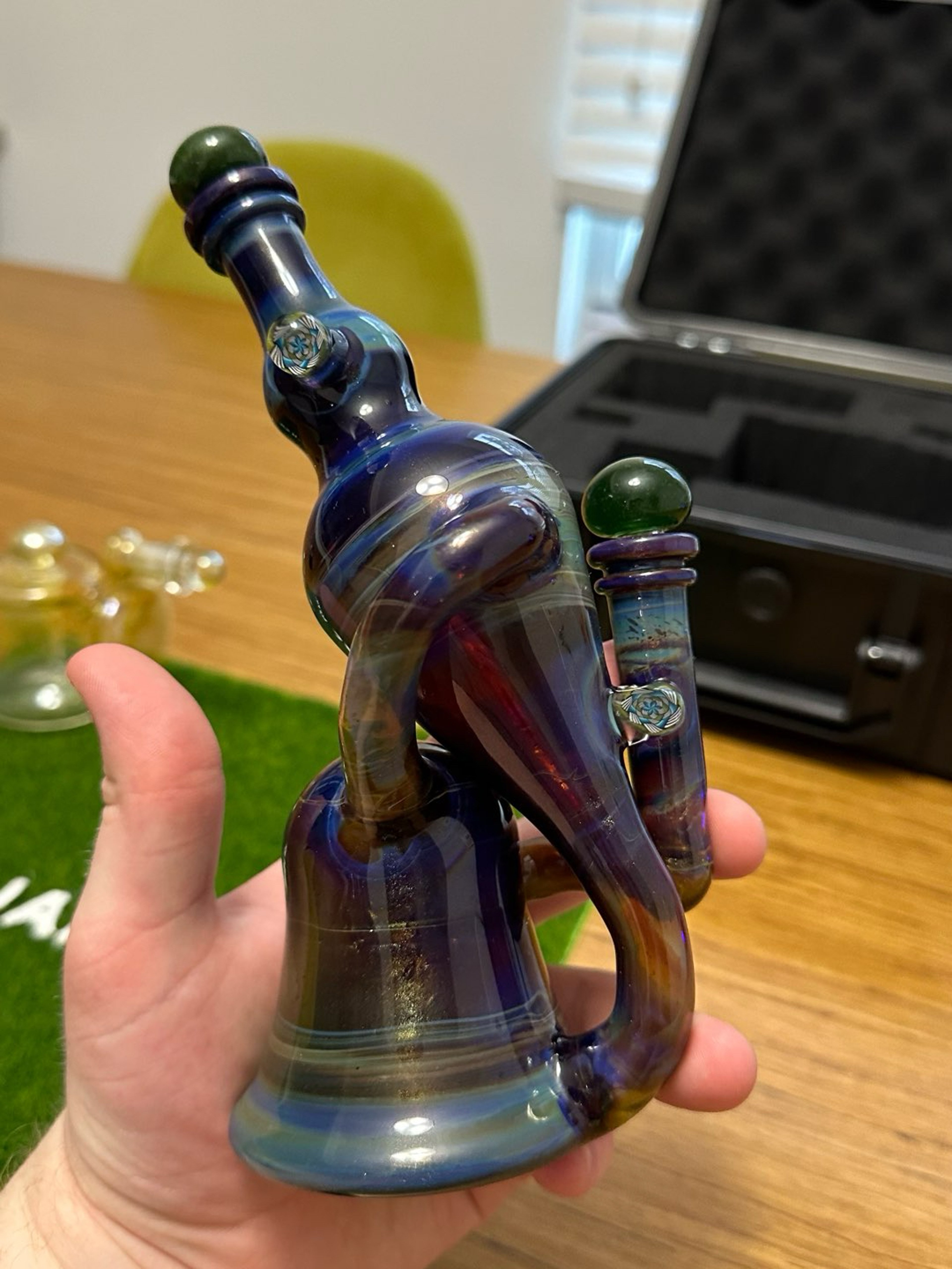 PHATTMATT glass rigs and marbles bundle(for dogs surgery) image 0