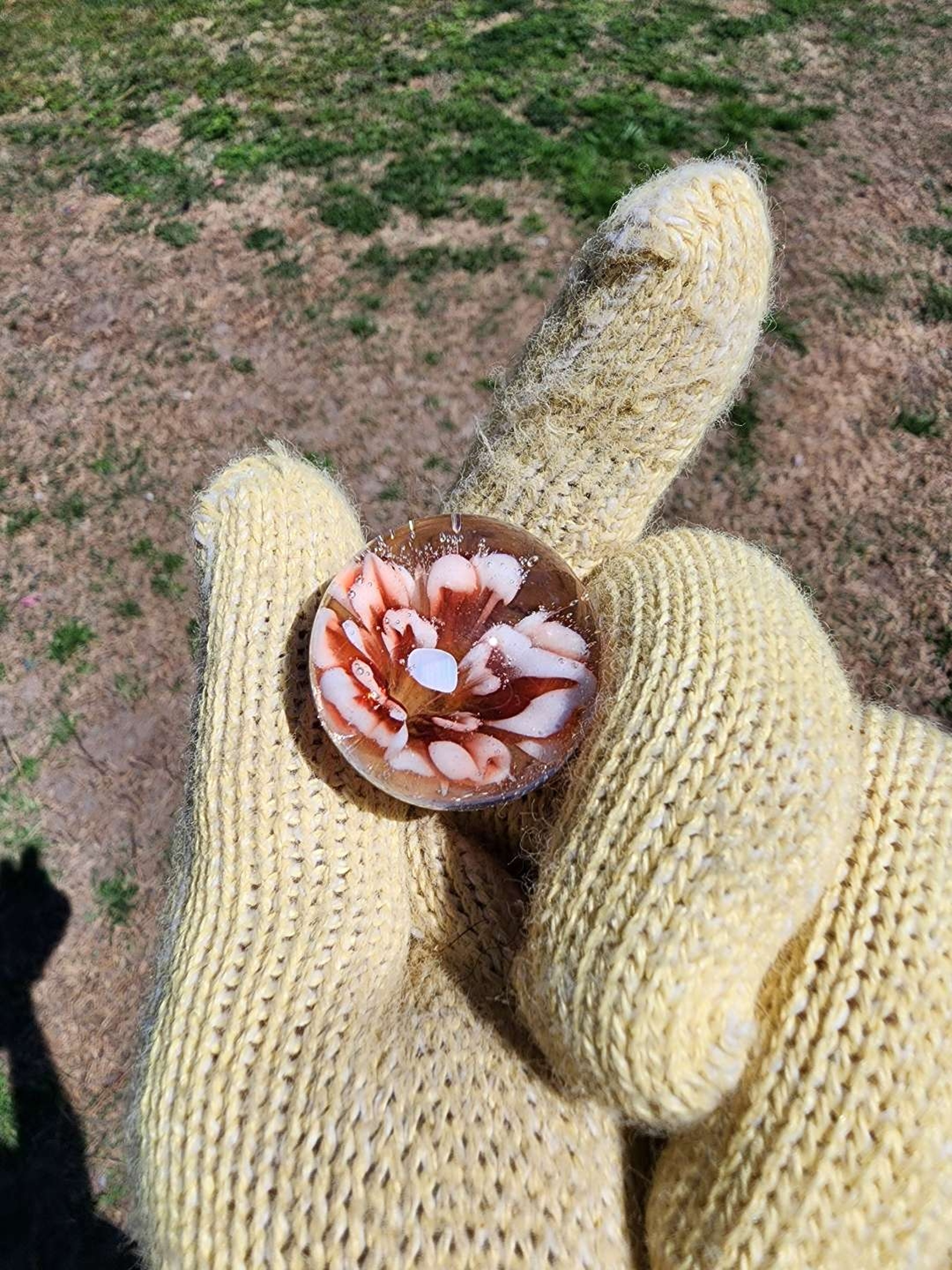 Preview pic of Flower implosion marble