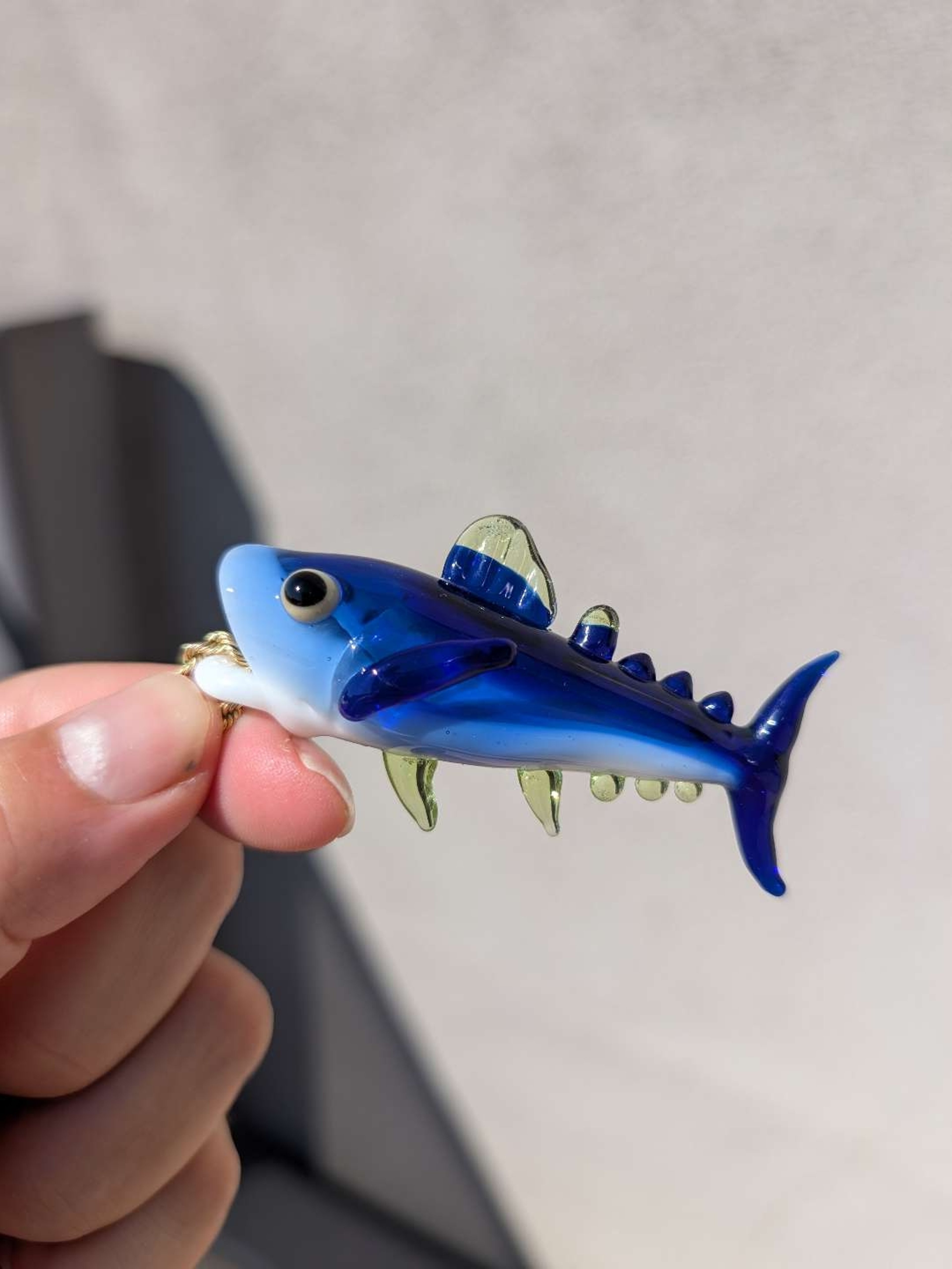 Preview pic of Custom purple tuna and tuna tail pendants